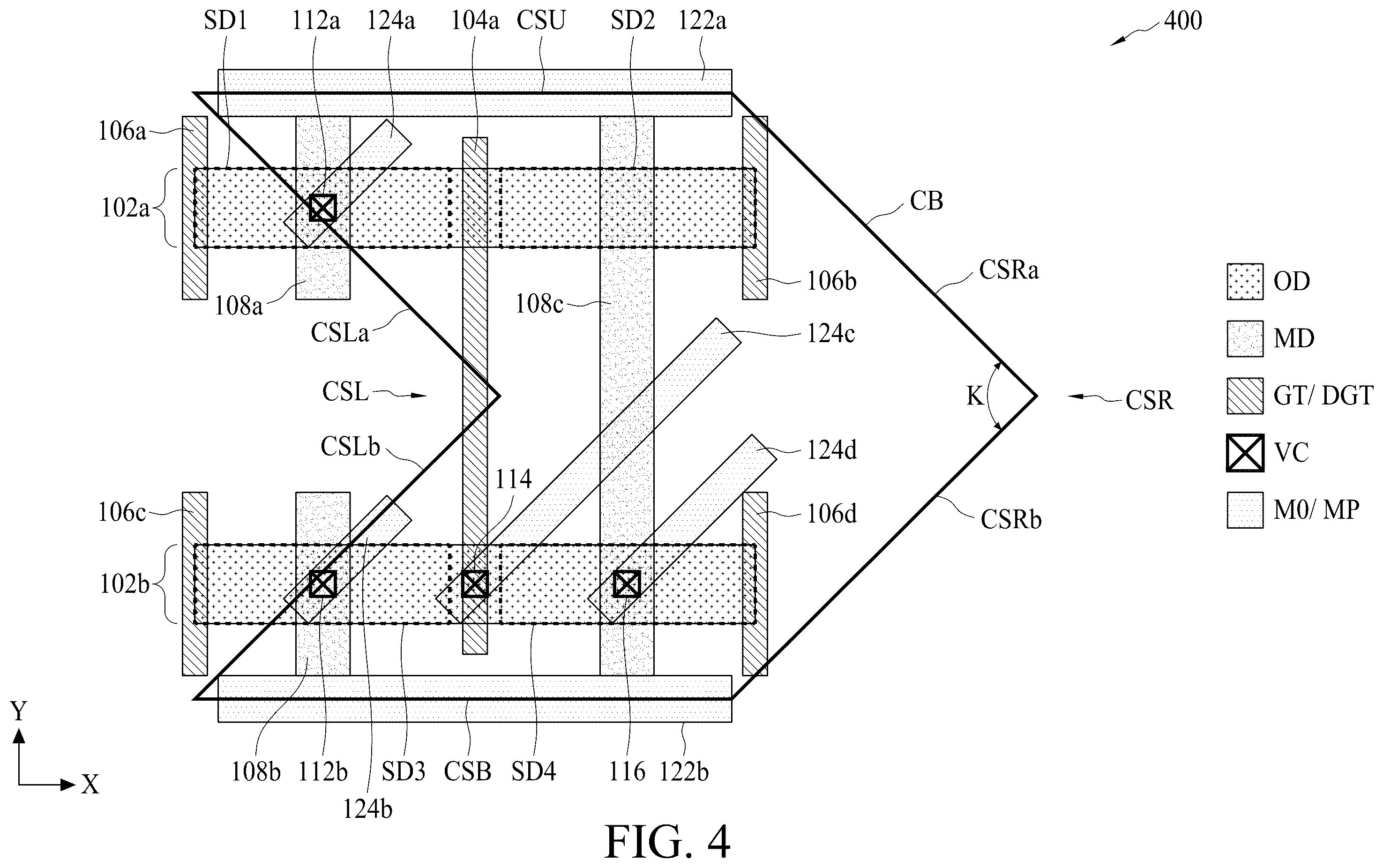 Patent US12353816 Figure 12 – Structure and method of rectangular cell in semiconductor device