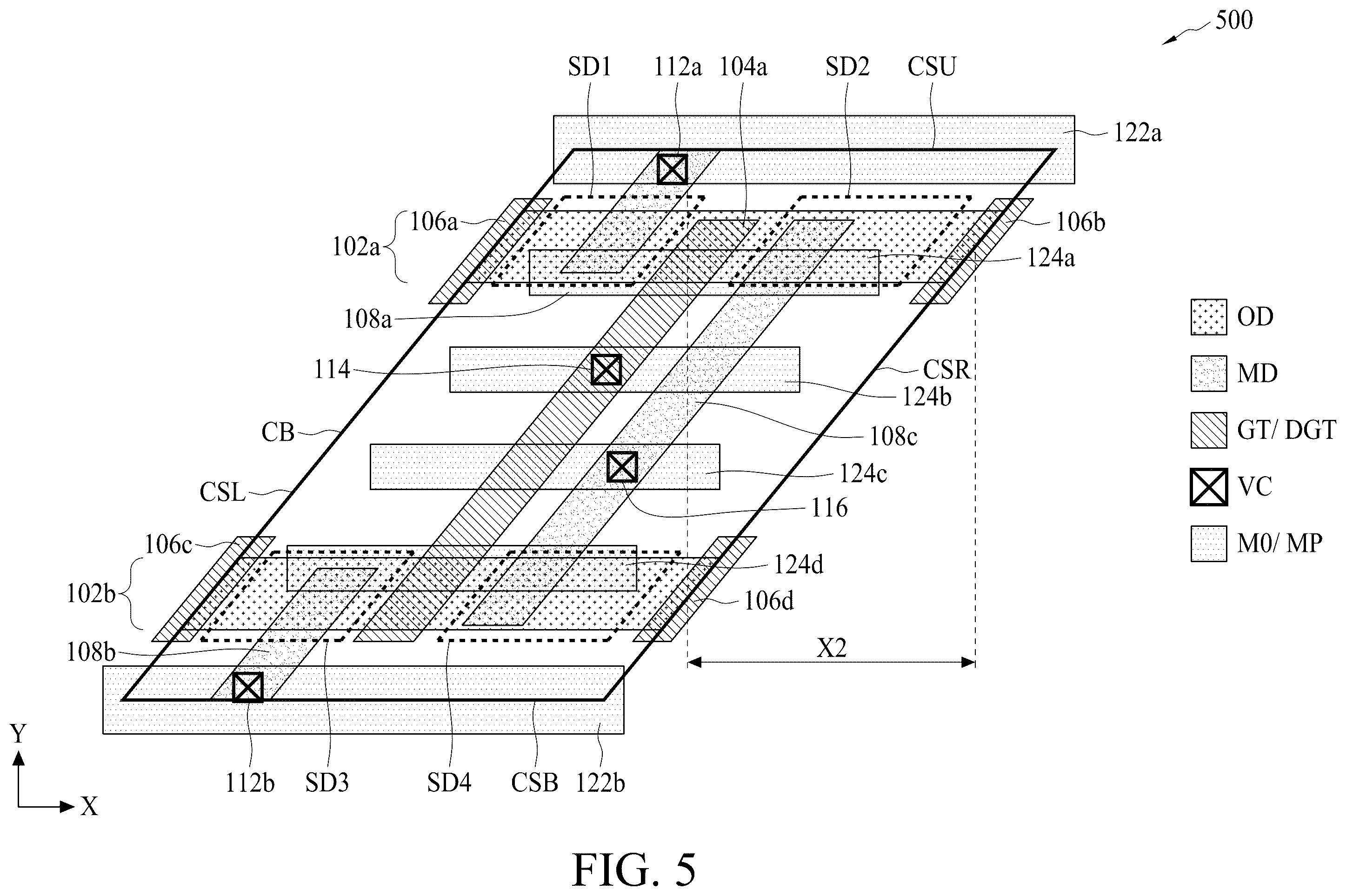 Patent US12353816 Figure 13 – Structure and method of rectangular cell in semiconductor device