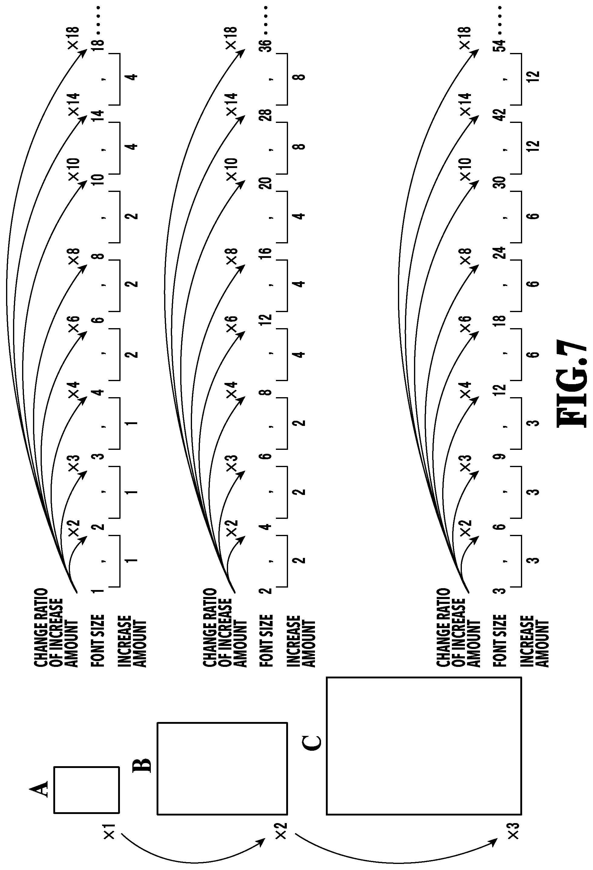 Patent US12353821 Figure 7 – Information processing apparatus, method of controlling information processing apparatus, and storage medium that include changing a size of a medium from a first size to a second size
