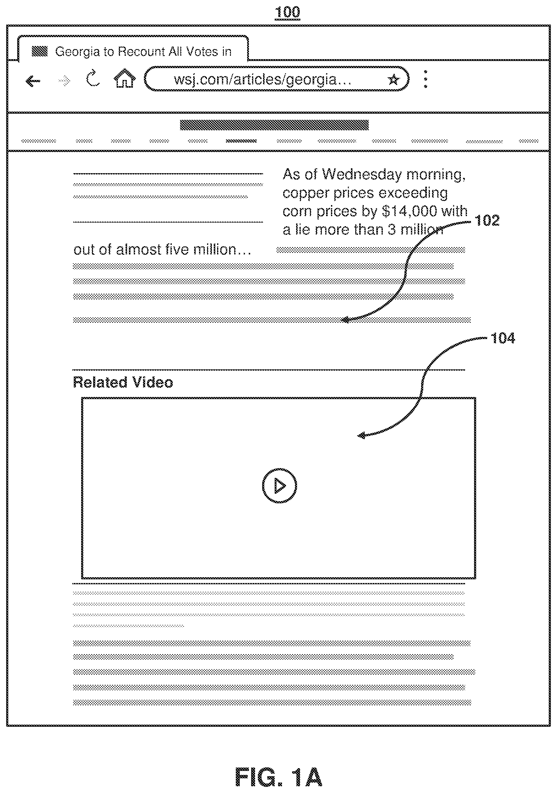 Patent US12353822 Figure 1 – Methods and systems for generating alternative content
