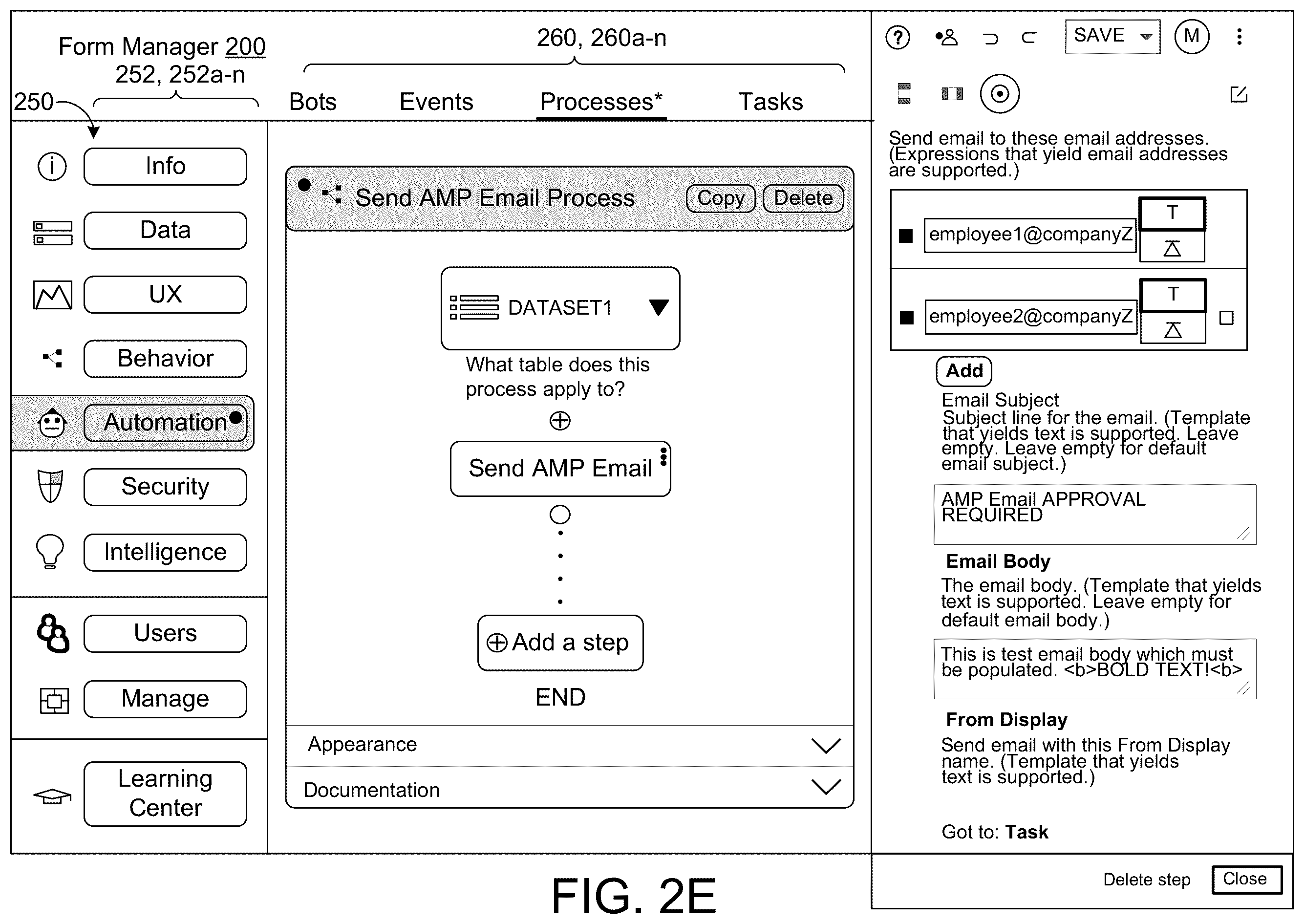 Patent US12353823 Figure 7 – Creating dynamic data-bound container hosted views and editable forms