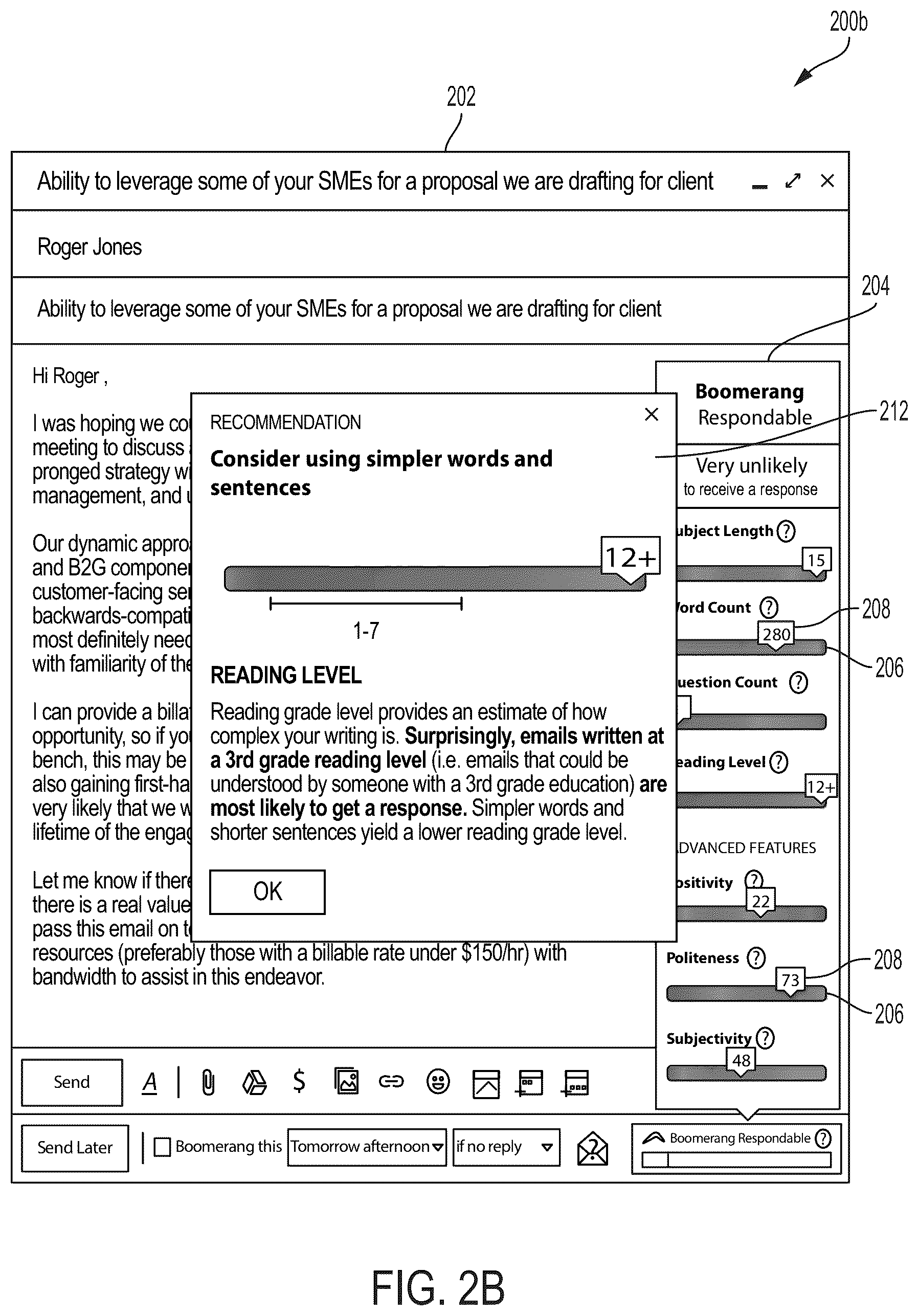 Patent US12353828 Figure 3 – Analysis of message quality in a networked computer system