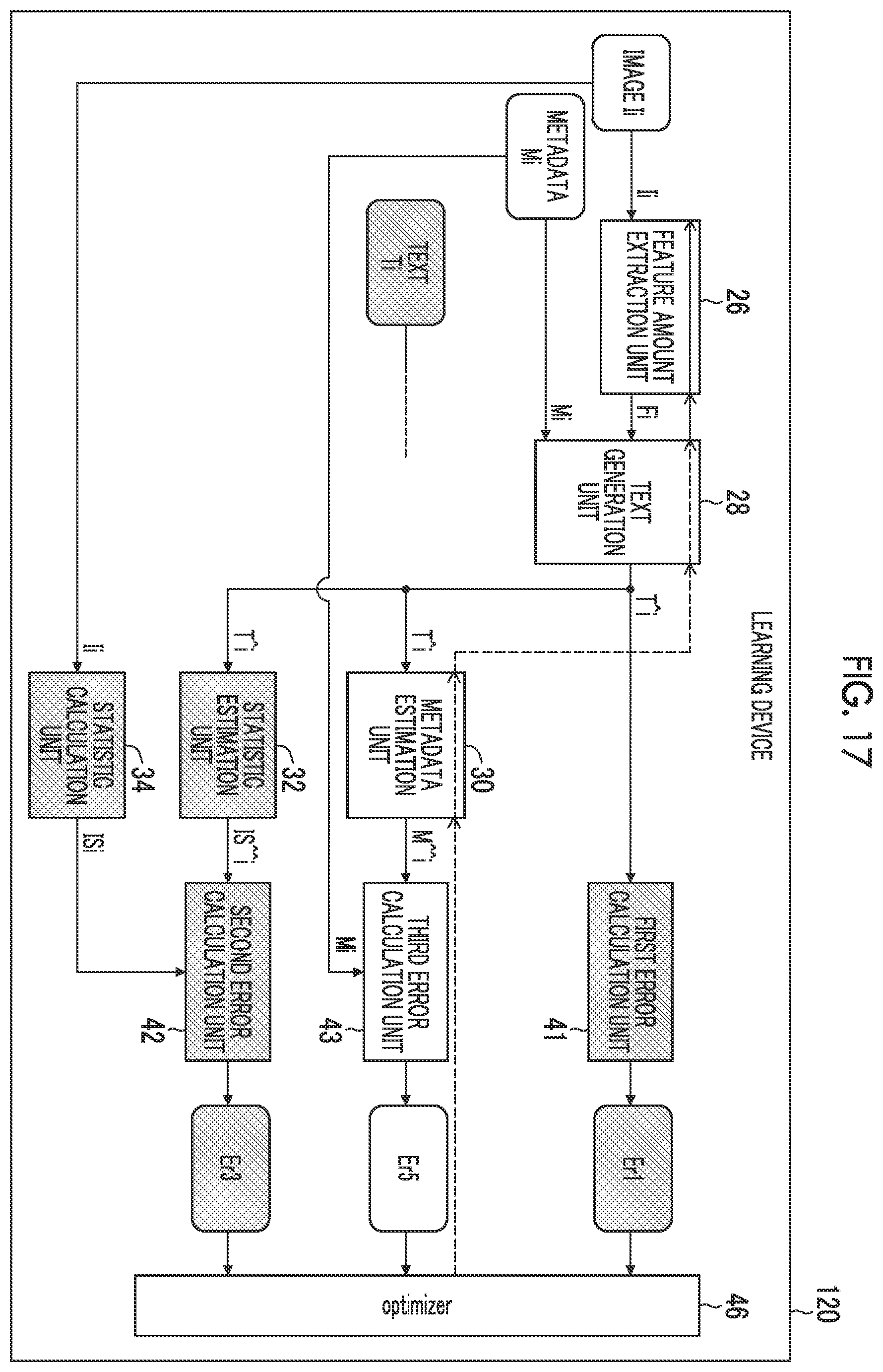 Patent US12353836 Figure 17 – Learning method and device, program, learned model, and text generation device