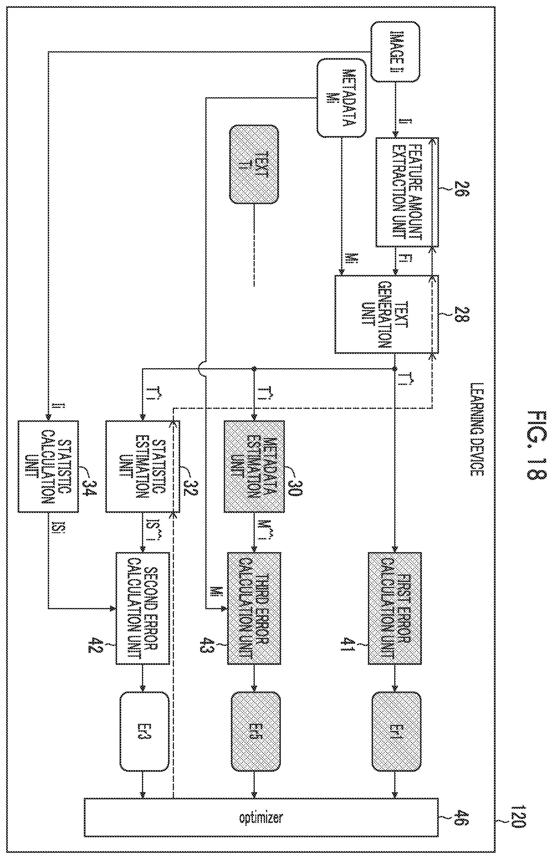Patent US12353836 Figure 18 – Learning method and device, program, learned model, and text generation device
