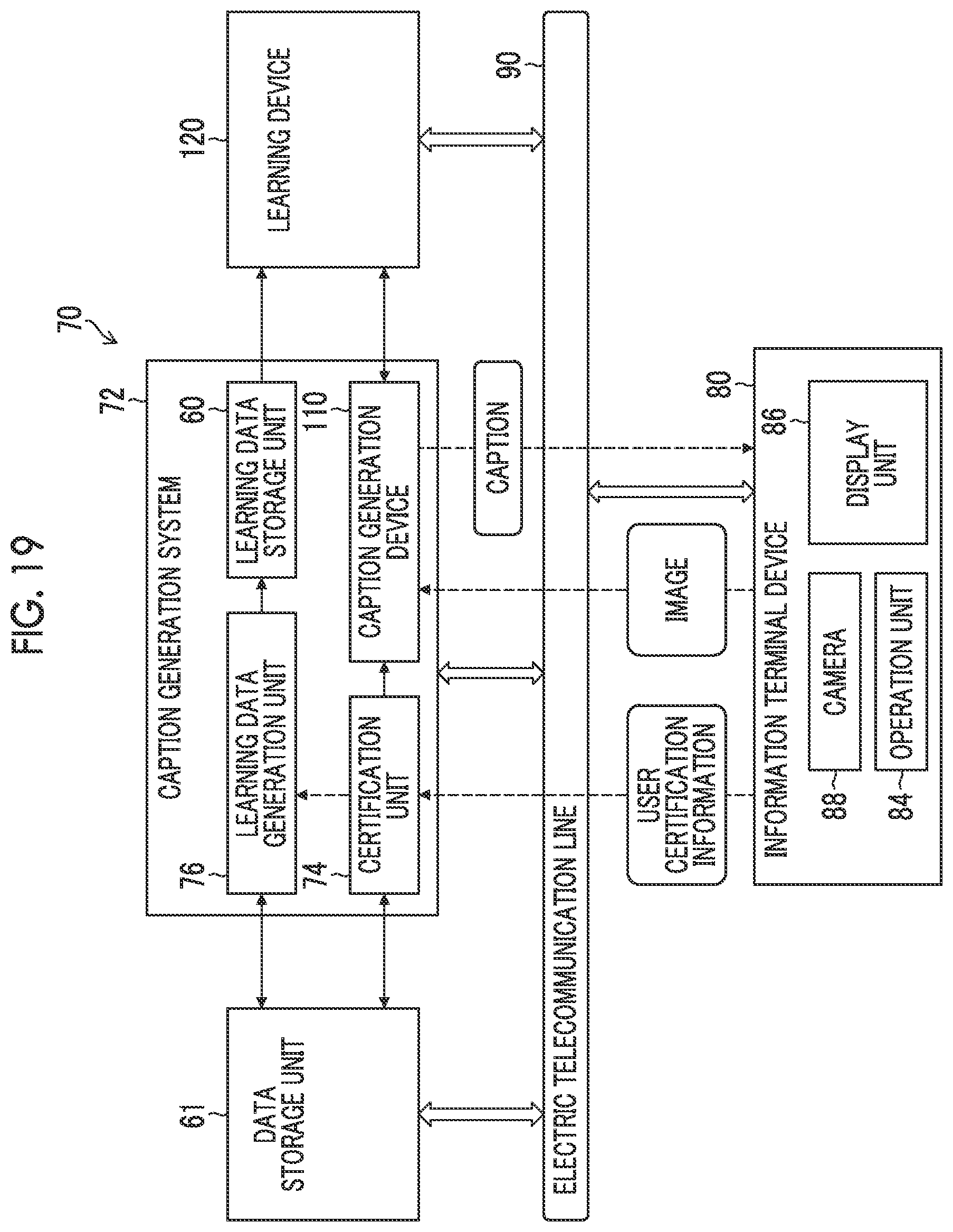 Patent US12353836 Figure 19 – Learning method and device, program, learned model, and text generation device