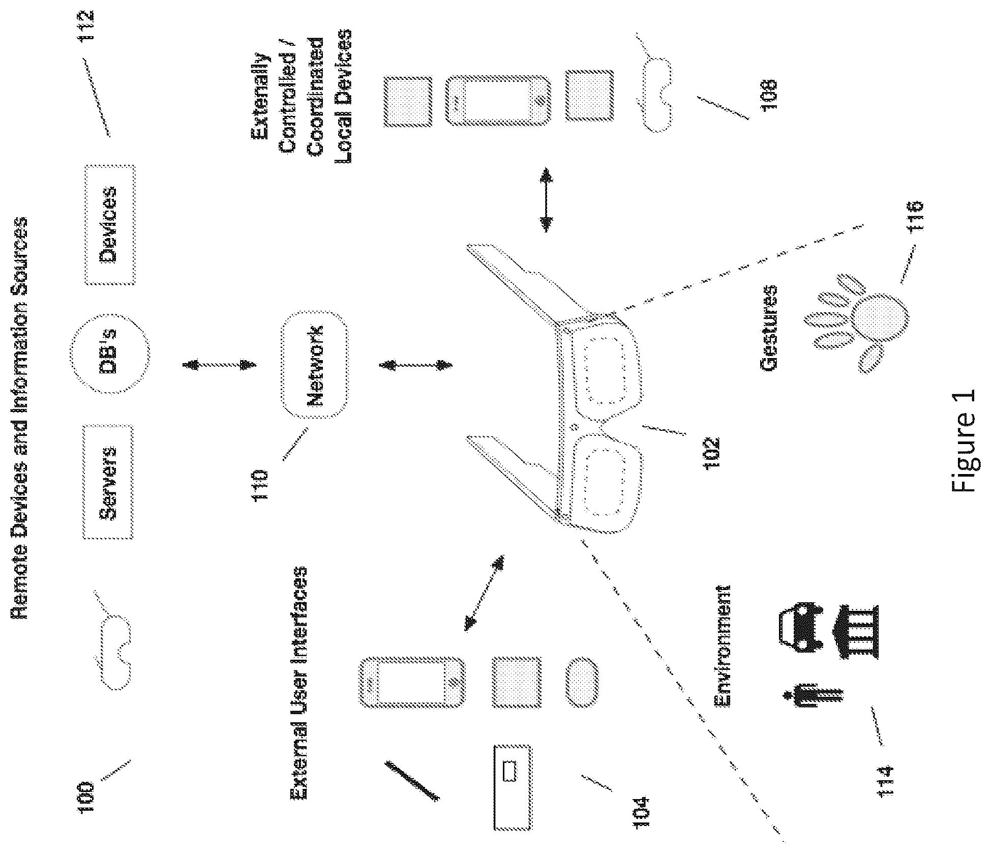 Patent US12353841 Figure 1 – Language translation with head-worn computing