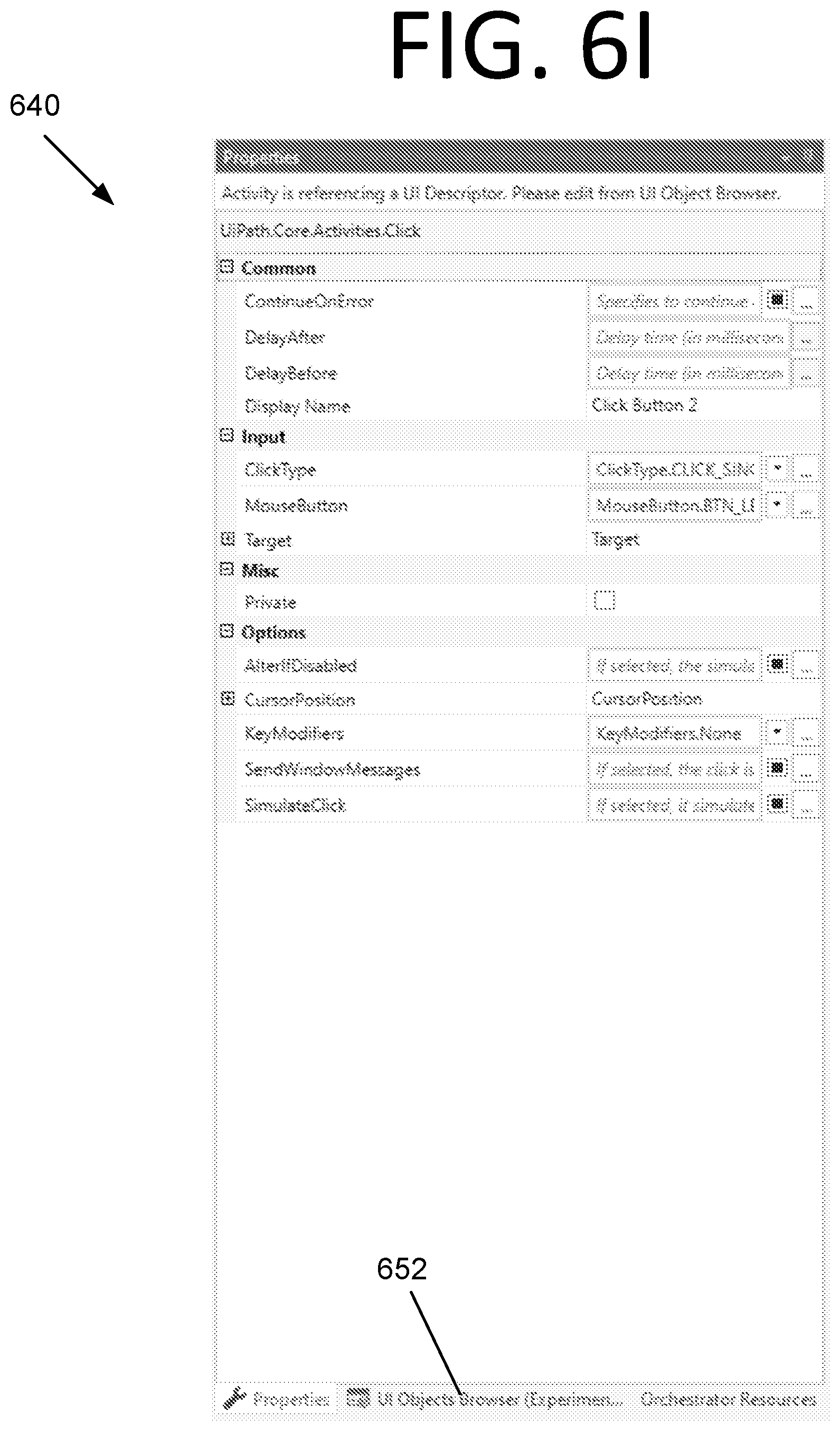 Patent US12353857 Figure 14 – User interface (UI) descriptors, UI object libraries, UI object repositories, and UI object browsers for robotic process automation