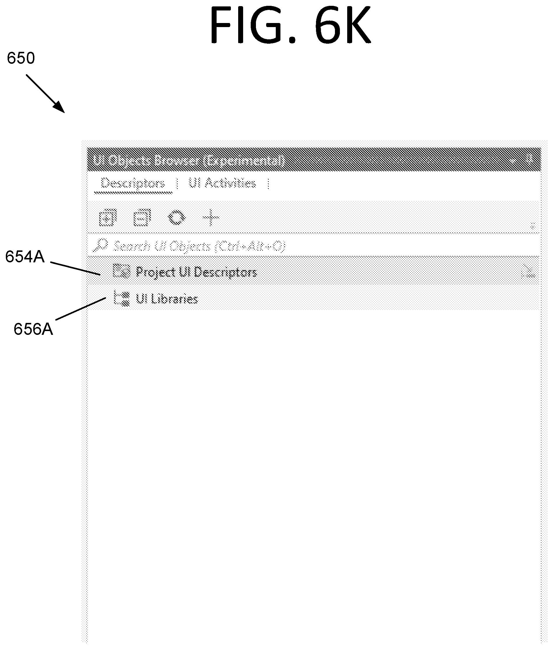 Patent US12353857 Figure 16 – User interface (UI) descriptors, UI object libraries, UI object repositories, and UI object browsers for robotic process automation
