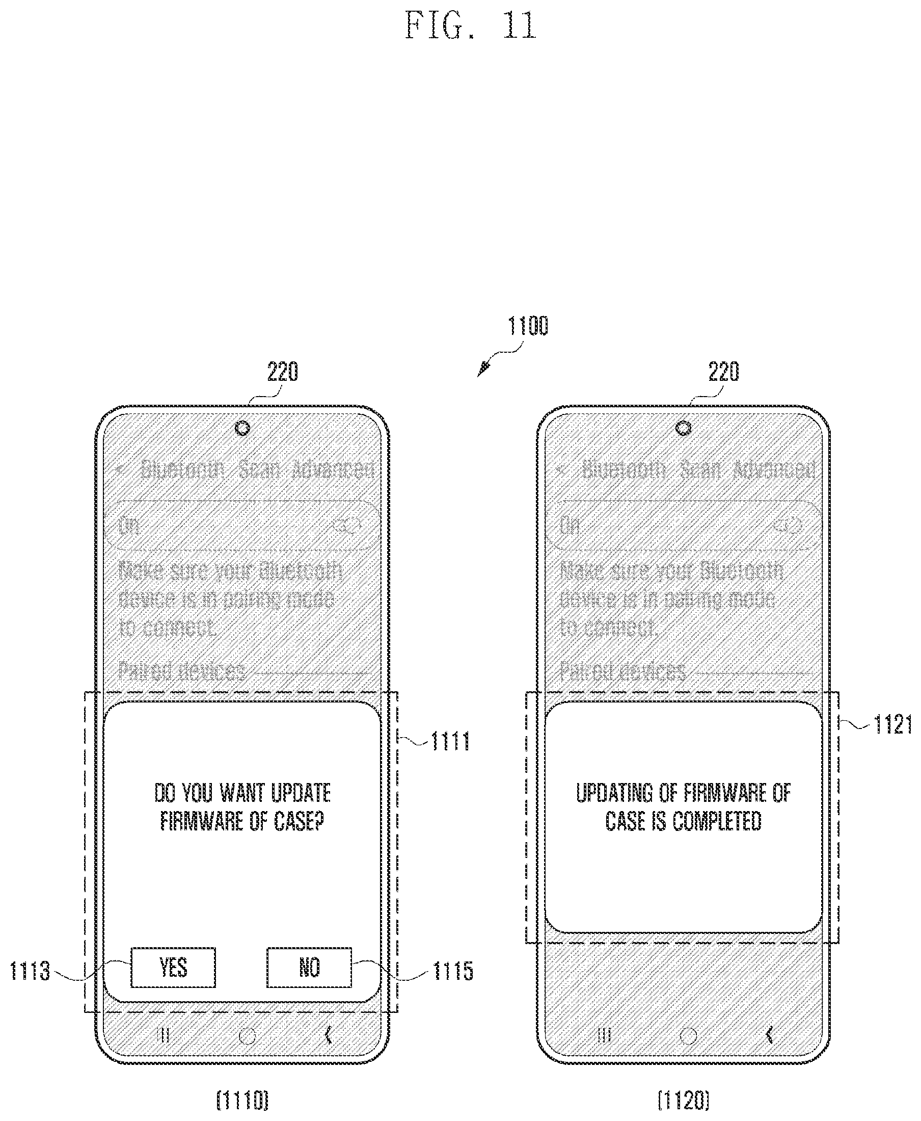 Patent US12353871 Figure 11 – Electronic device, and method for updating external electronic device using same