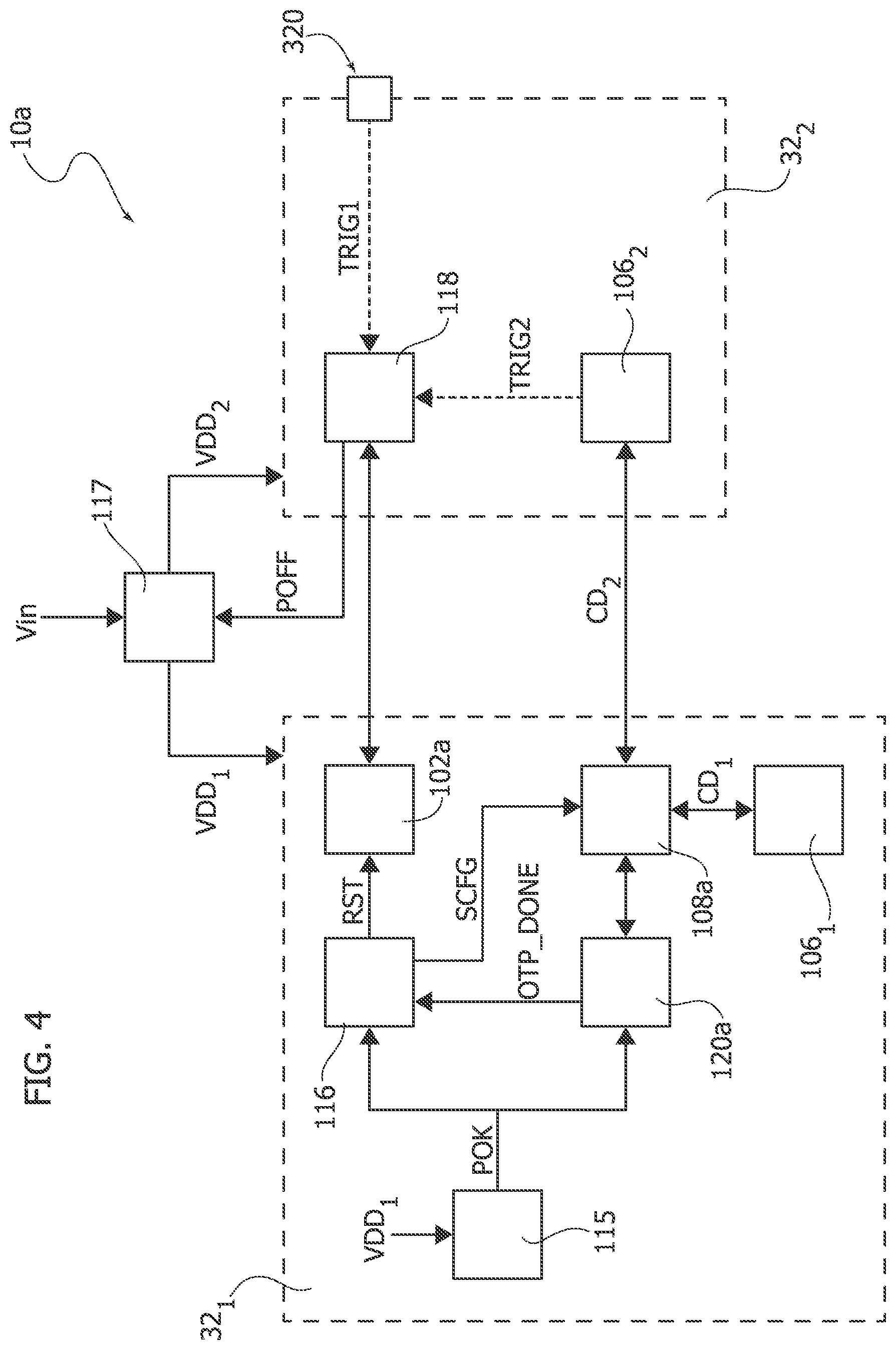 Patent US12353880 Figure 3 – One-time programmable (OTP) memory controller with a control circuit configured to assert a pre-load start signal and a pre-load end signal, related processing system, integrated circuit and method