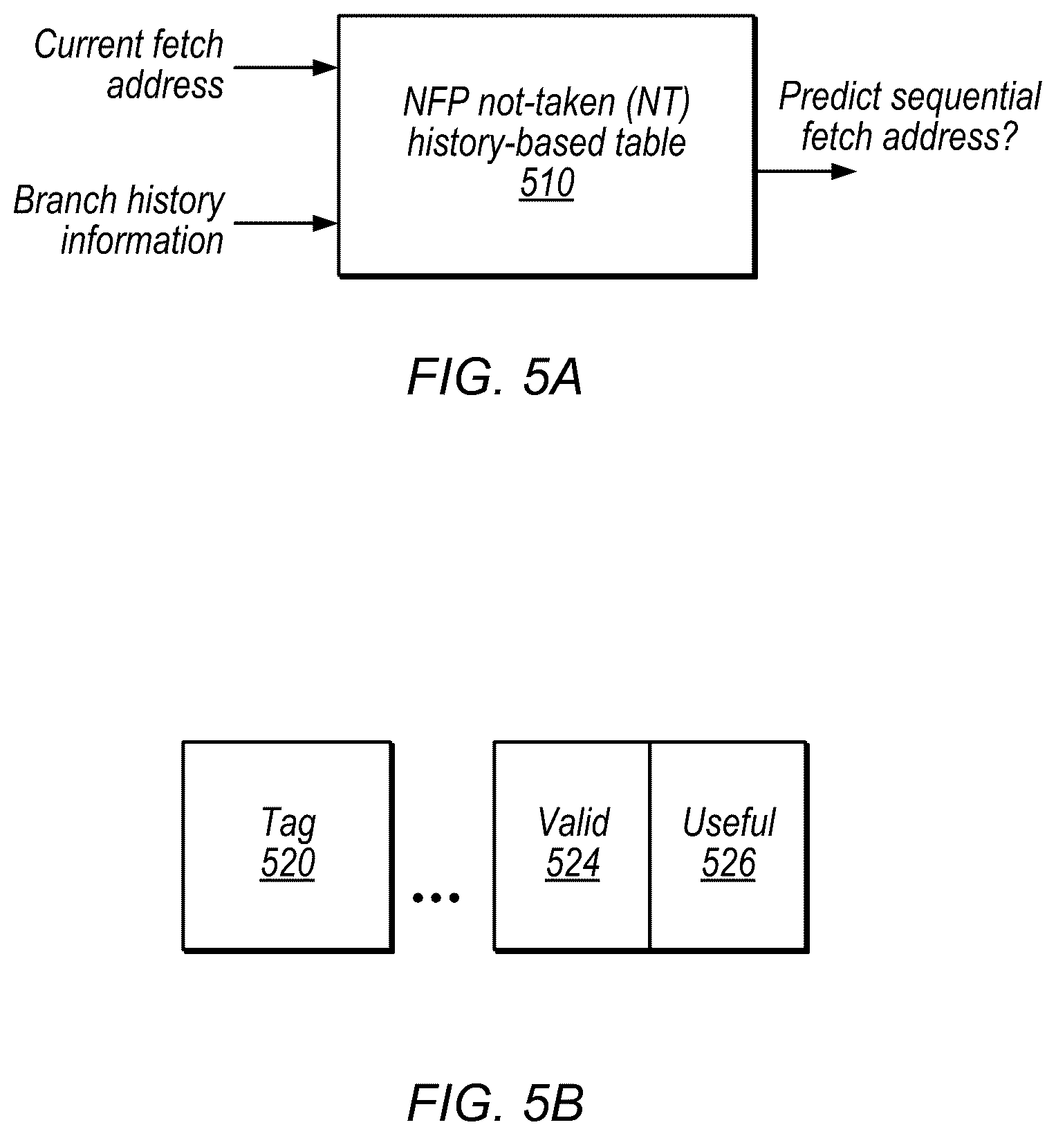 Patent US12353882 Figure 5 – Next fetch prediction using history