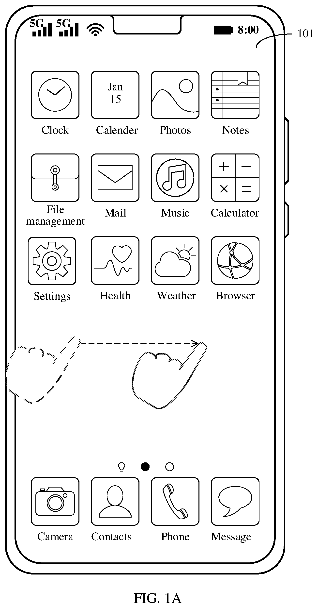 Patent US12353896 Figure 1 – Card information display method and electronic device