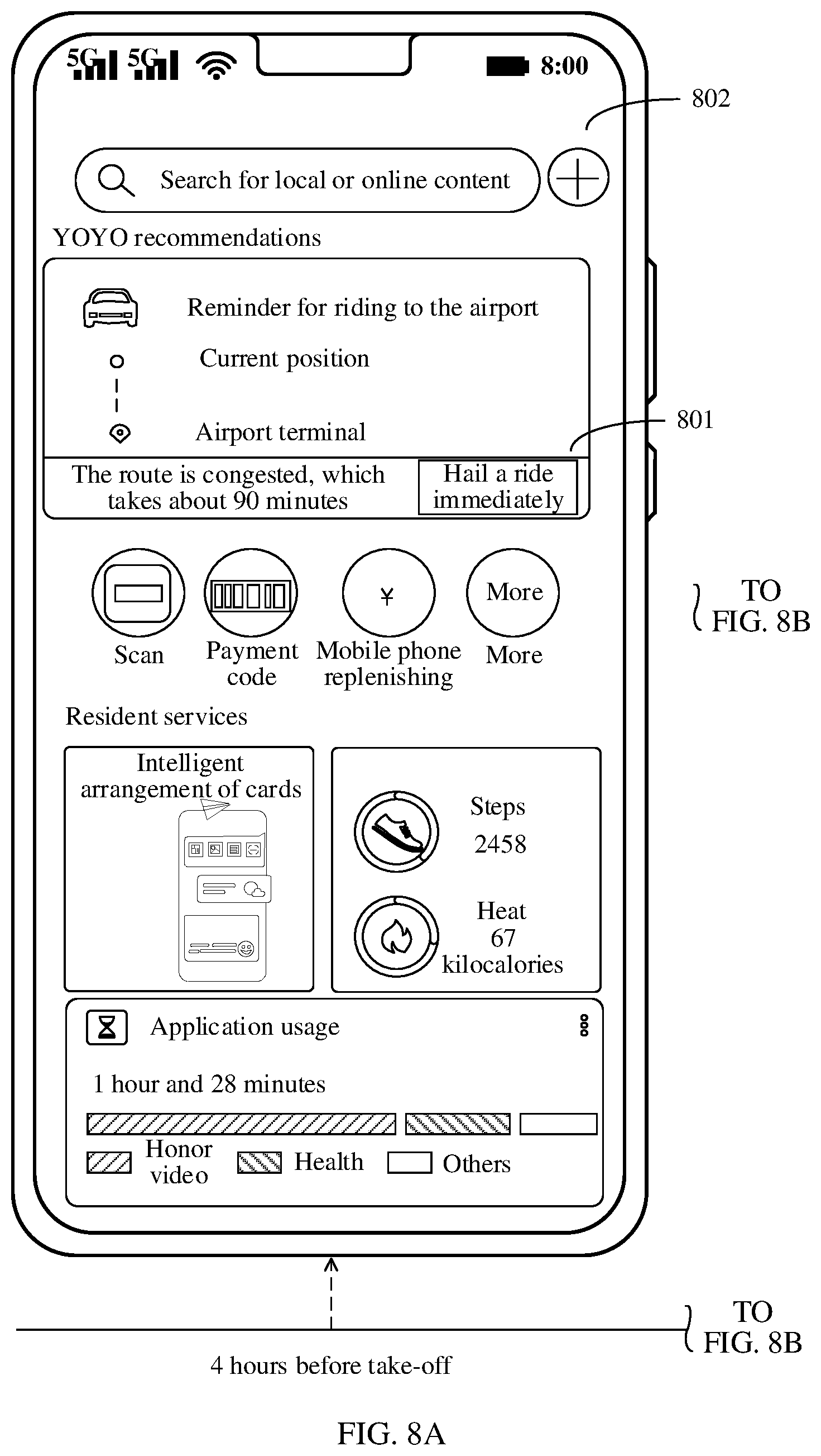 Patent US12353896 Figure 10 – Card information display method and electronic device