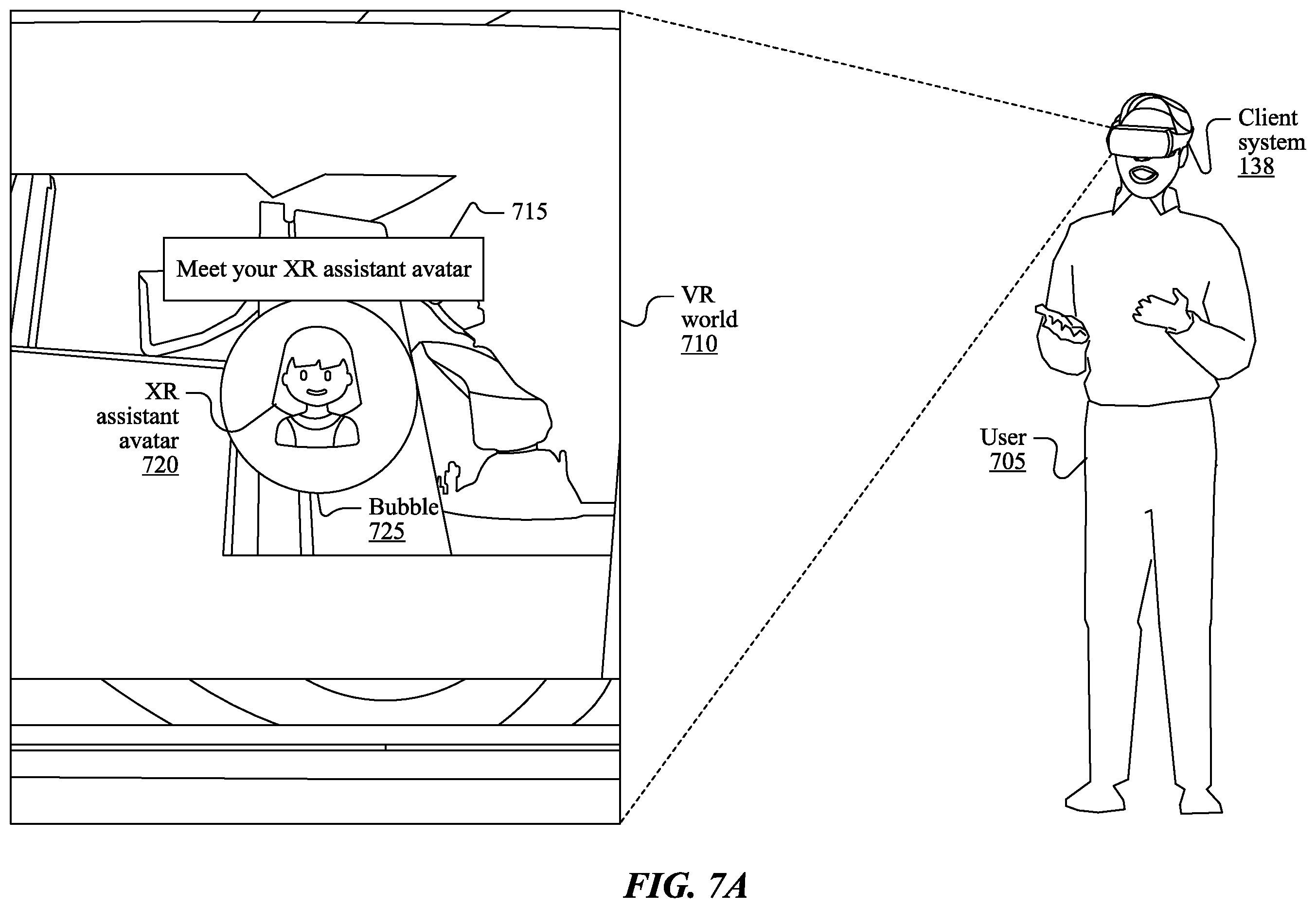 Patent US12353897 Figure 7 – Dynamically morphing virtual assistant avatars for assistant systems