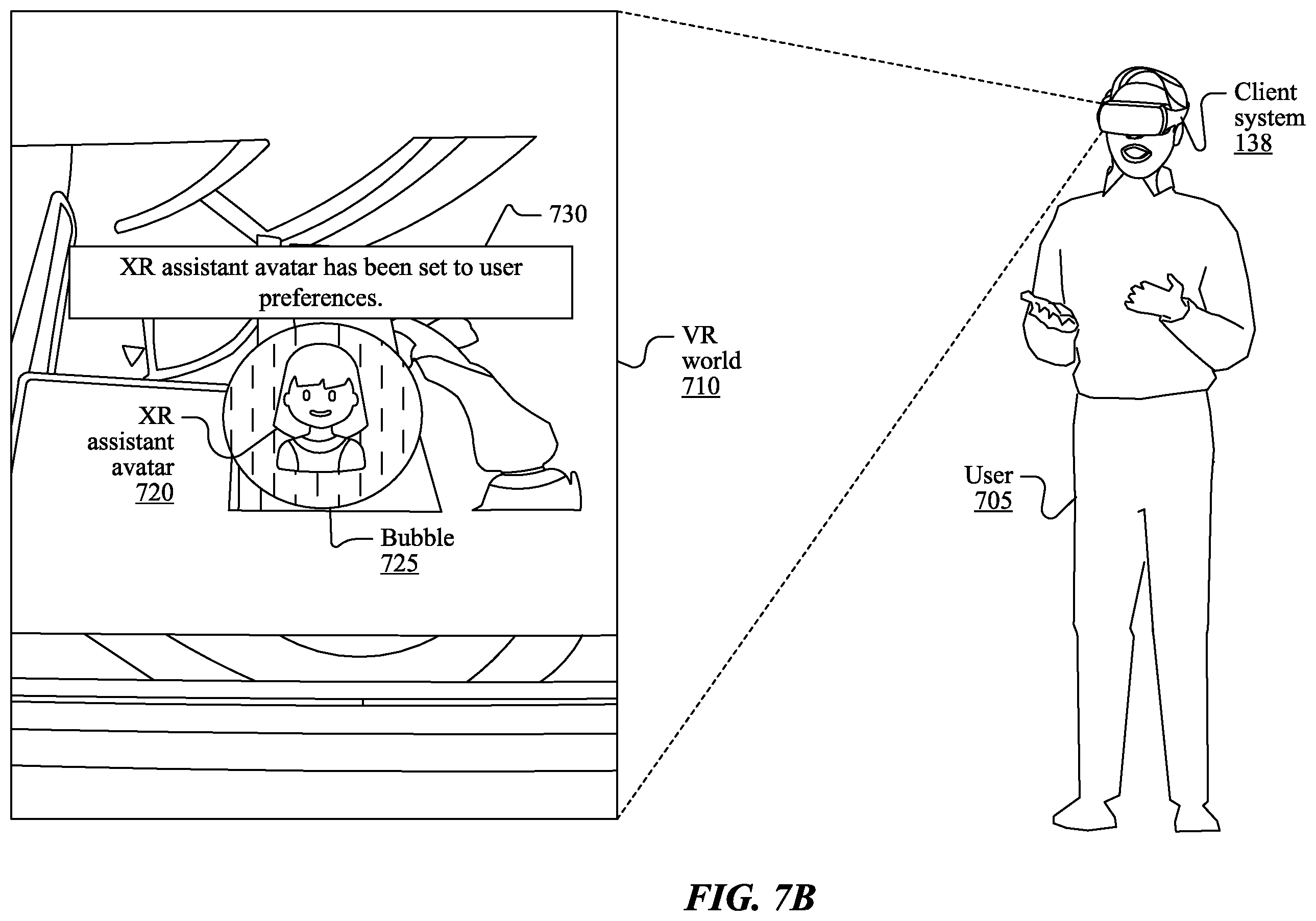 Patent US12353897 Figure 8 – Dynamically morphing virtual assistant avatars for assistant systems