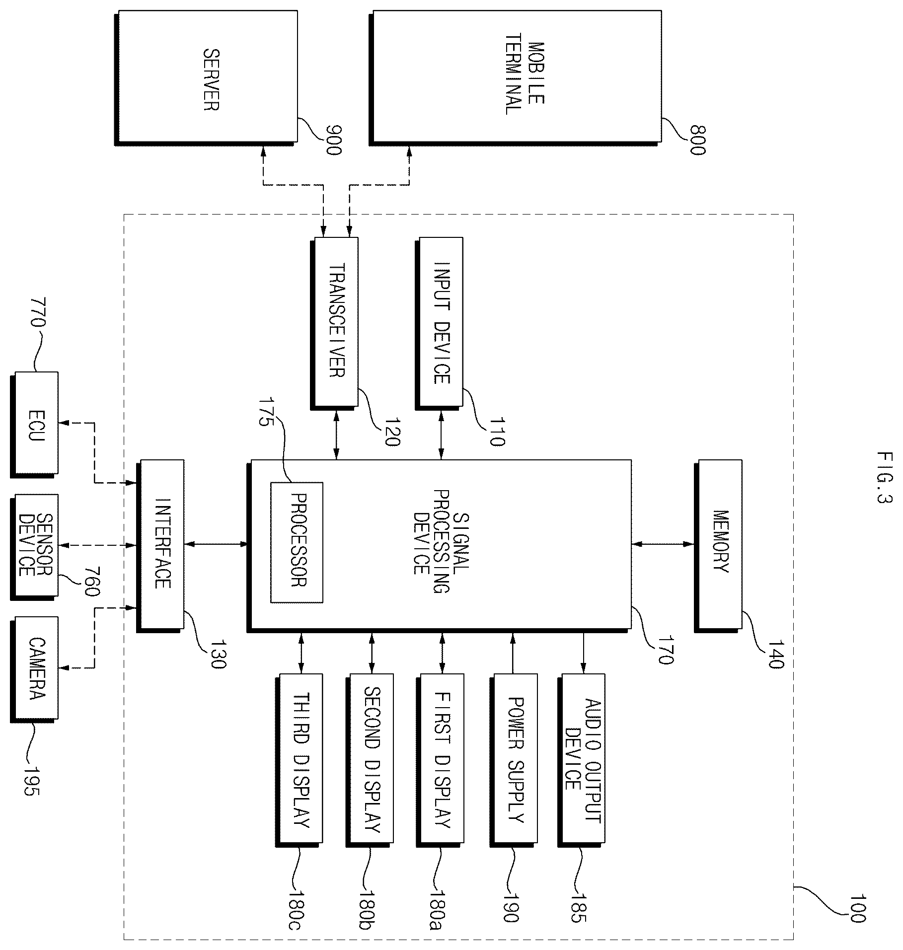 Patent US12353899 Figure 4 – Signal processing device and vehicle display device comprising same