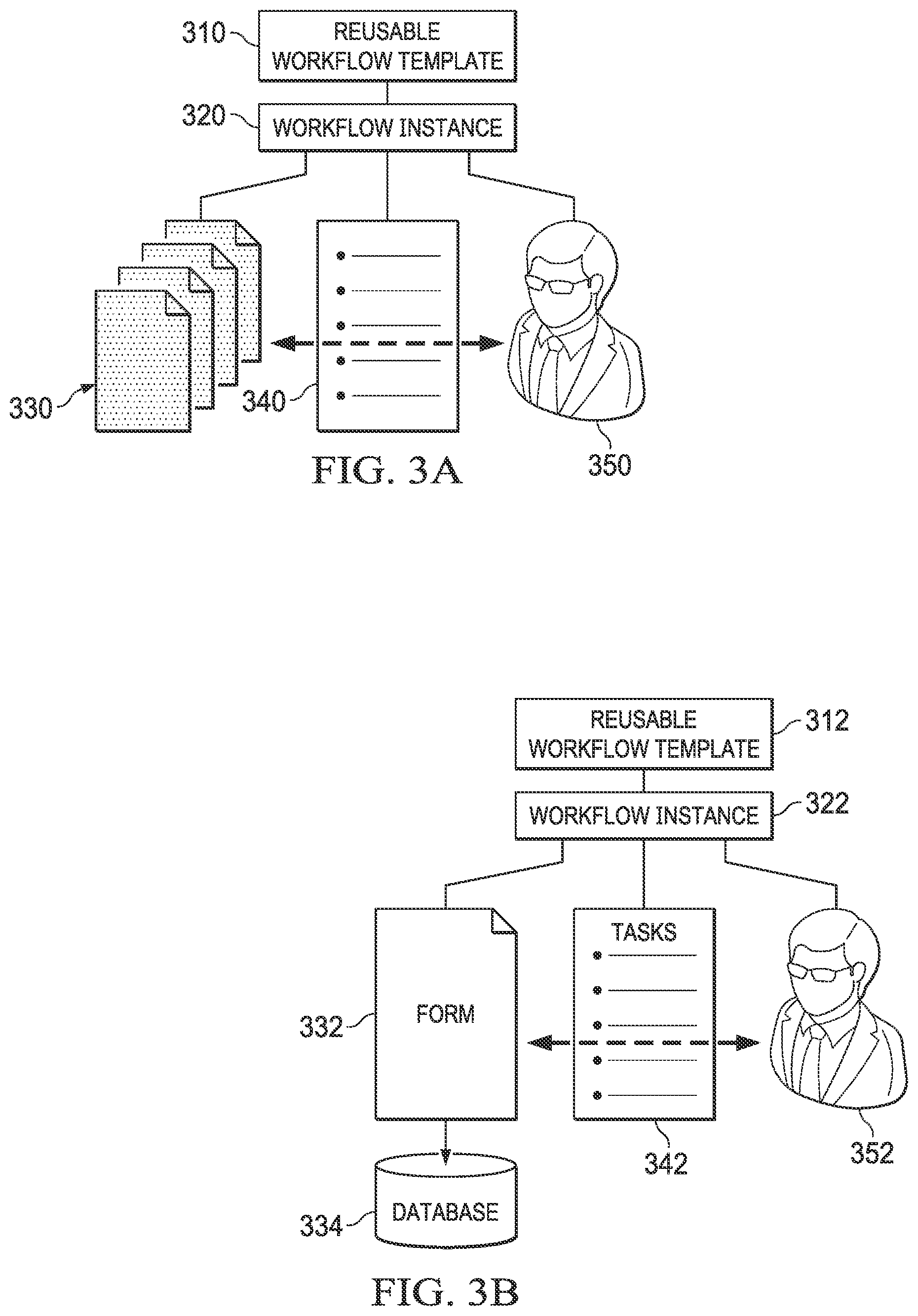 Patent US12353905 Figure 3 – Systems and methods for data collection using workflow forms