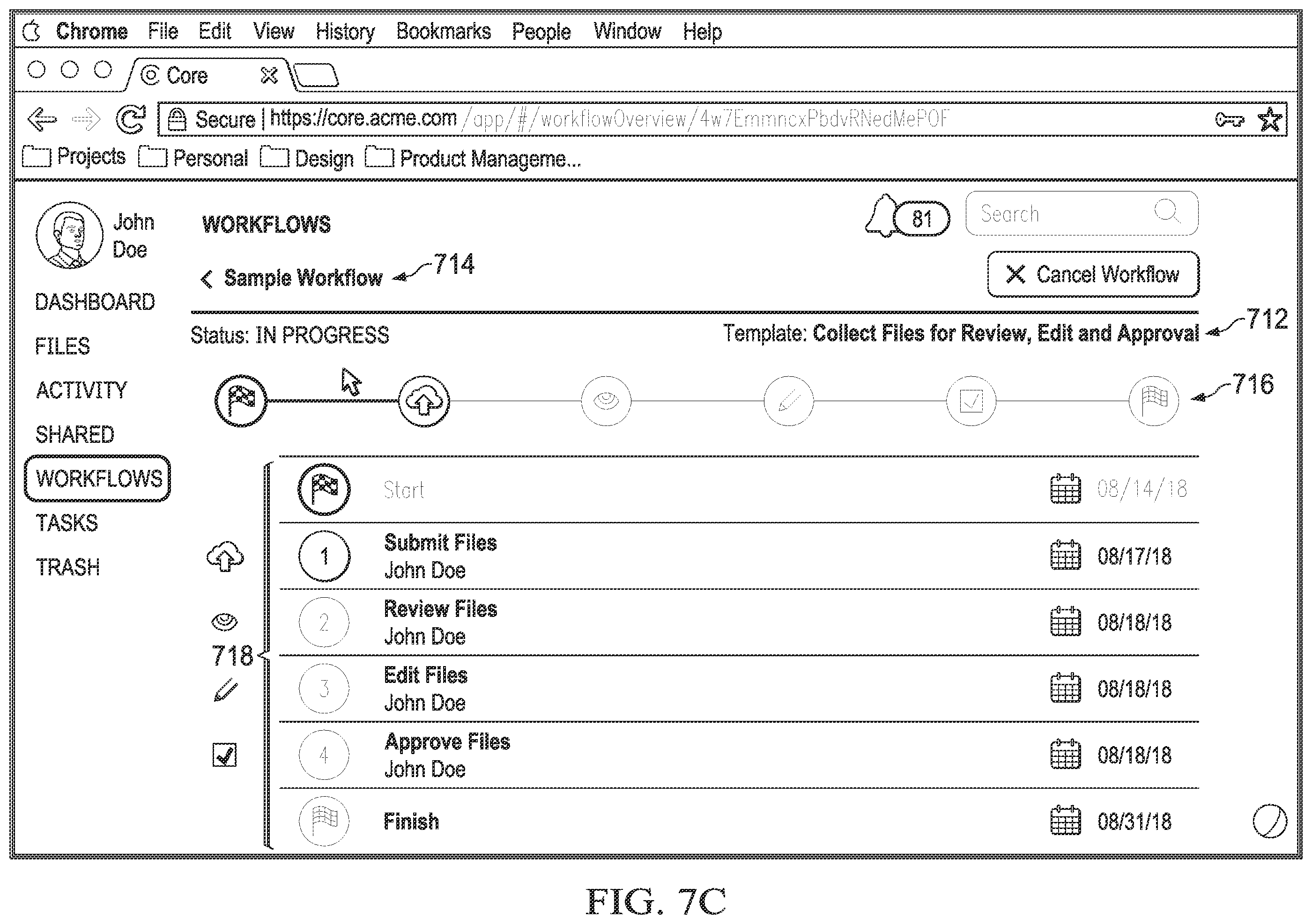 Patent US12353905 Figure 9 – Systems and methods for data collection using workflow forms