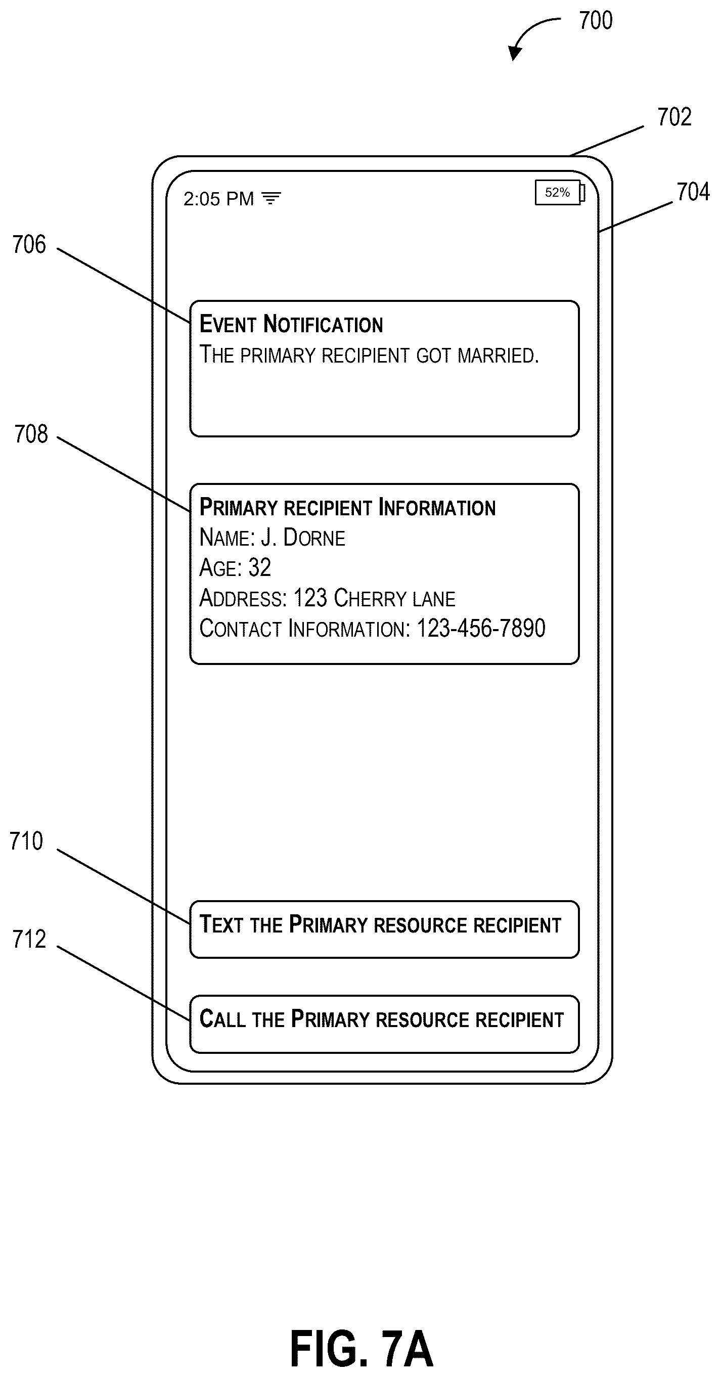 Patent US12353917 Figure 7 – Event-based resource allocation system