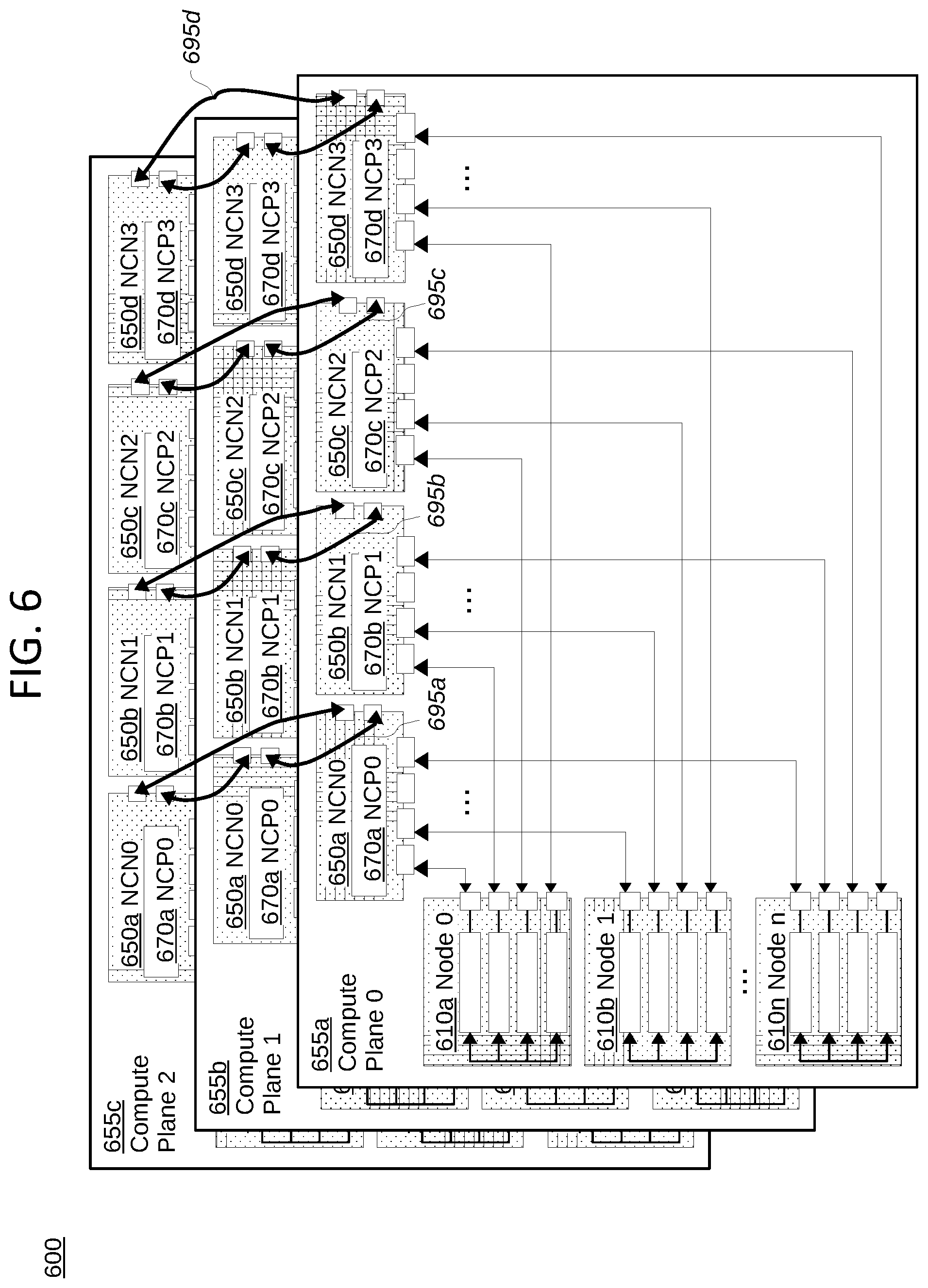 Patent US12353921 Figure 6 – Massively parallel in-network compute