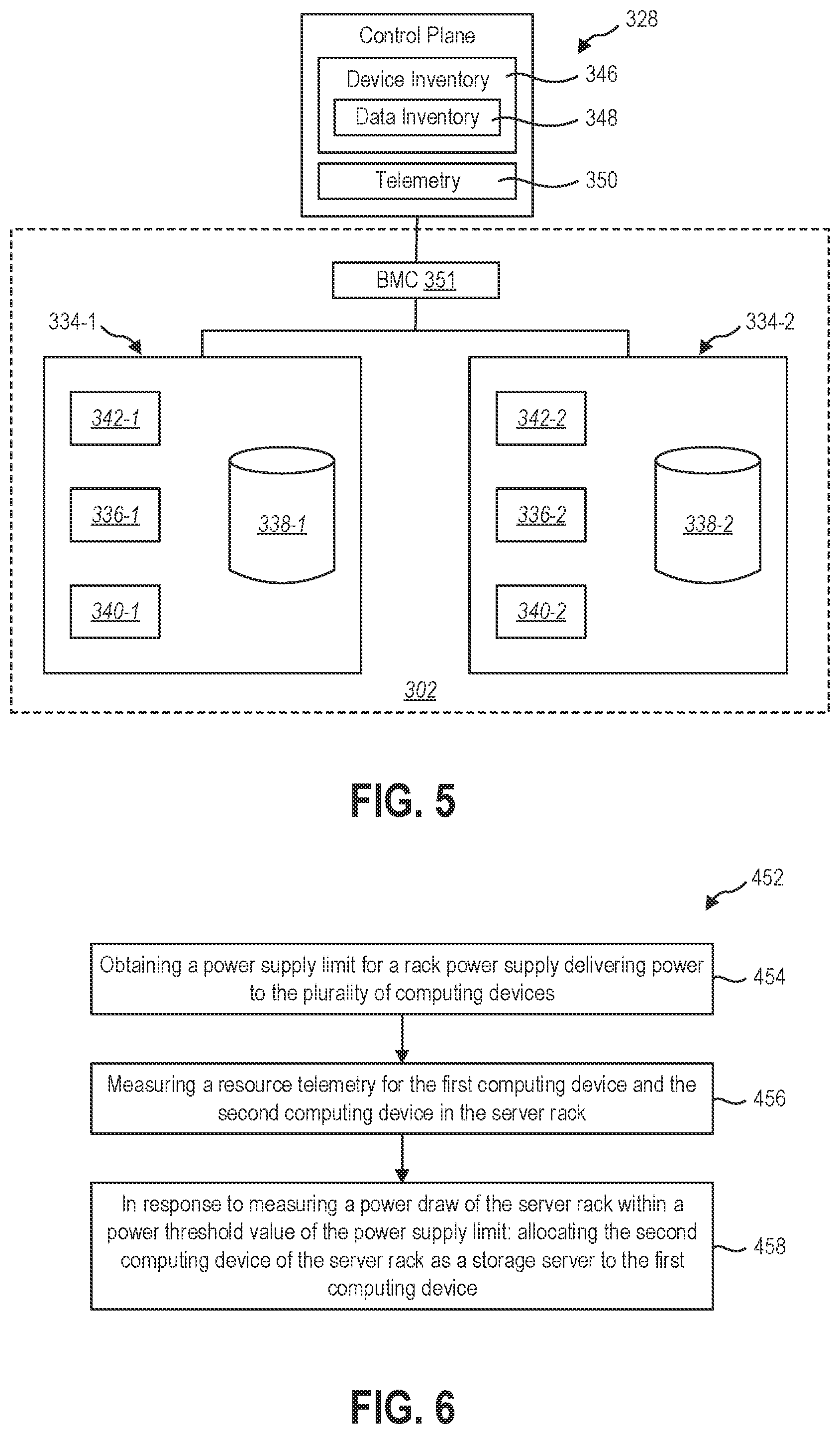 Patent US12353925 Figure 3 – Allocating compute nodes as storage in a power-constrained environment