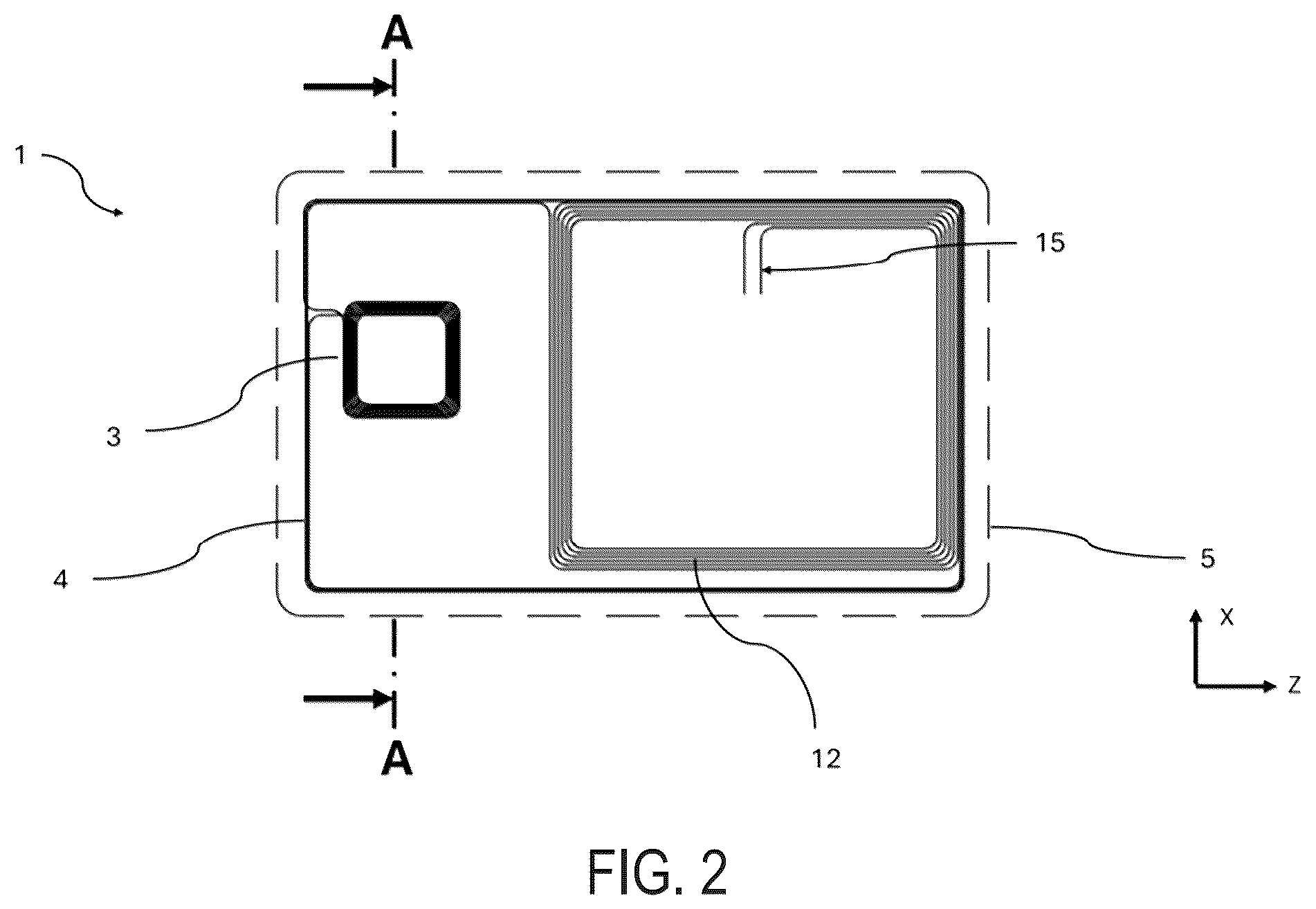 Patent US12353936 Figure 2 – Smart card for communication with an external reader