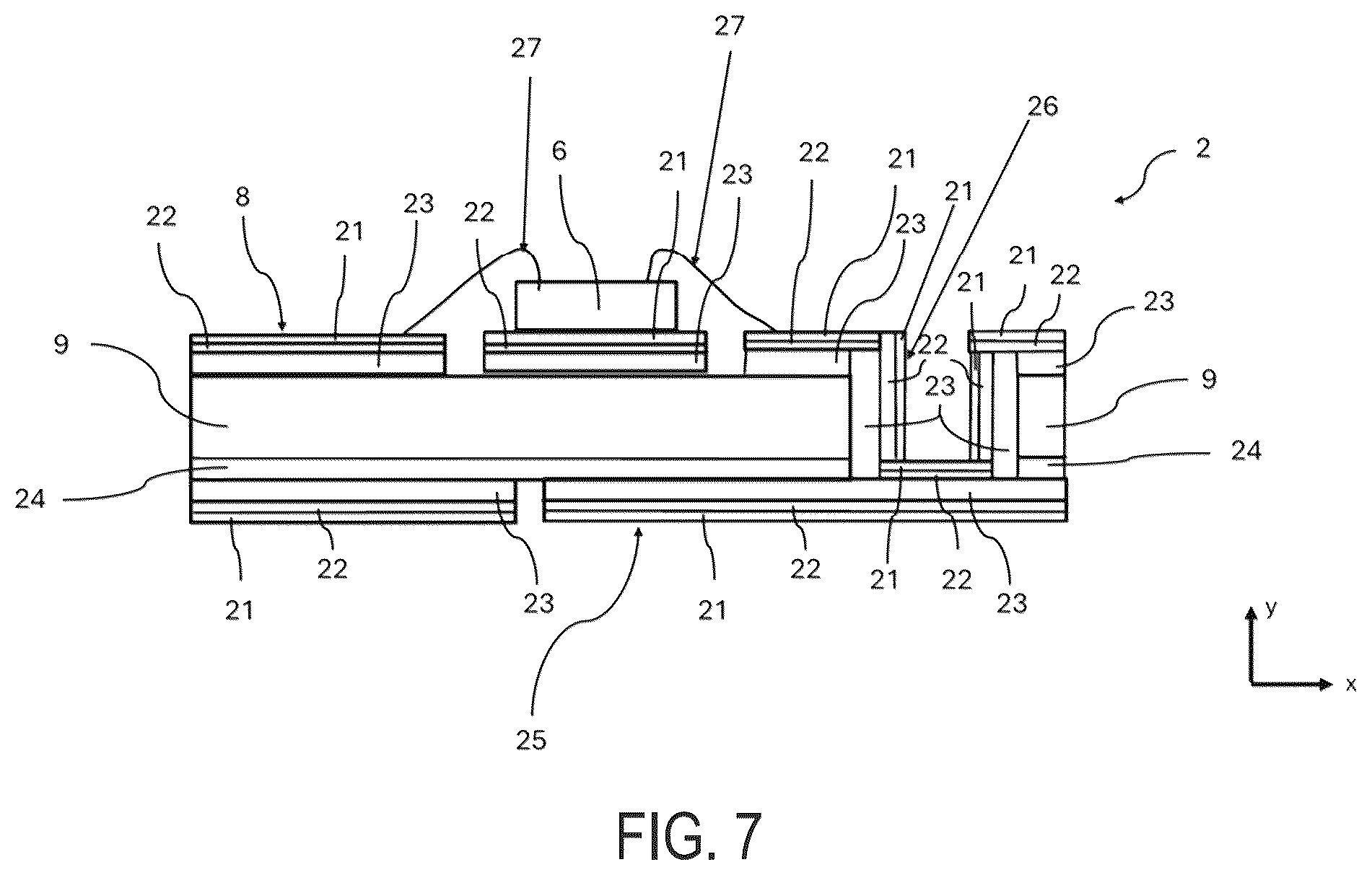 Patent US12353936 Figure 7 – Smart card for communication with an external reader