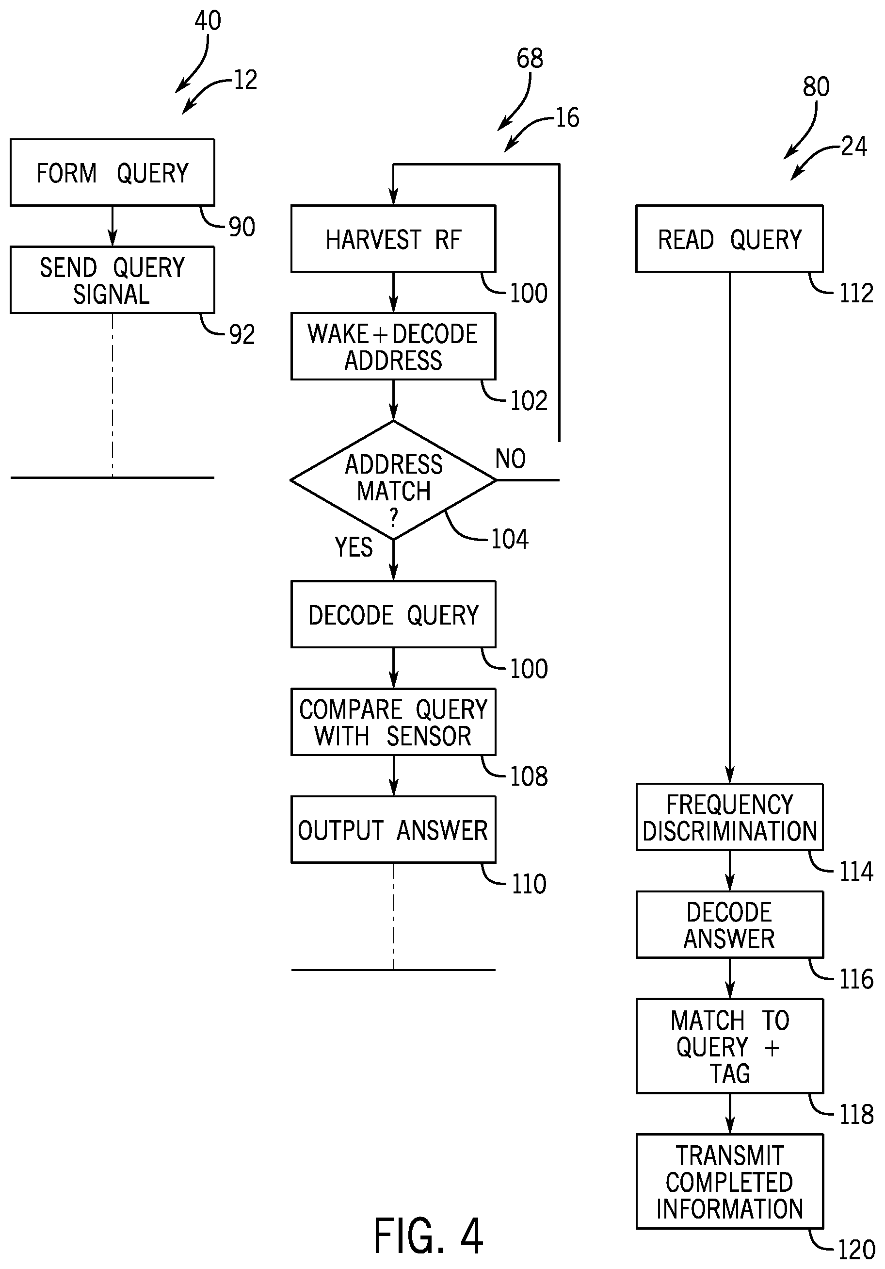 Patent US12353939 Figure 3 – Long distance wireless radio tag with RF energy harvesting