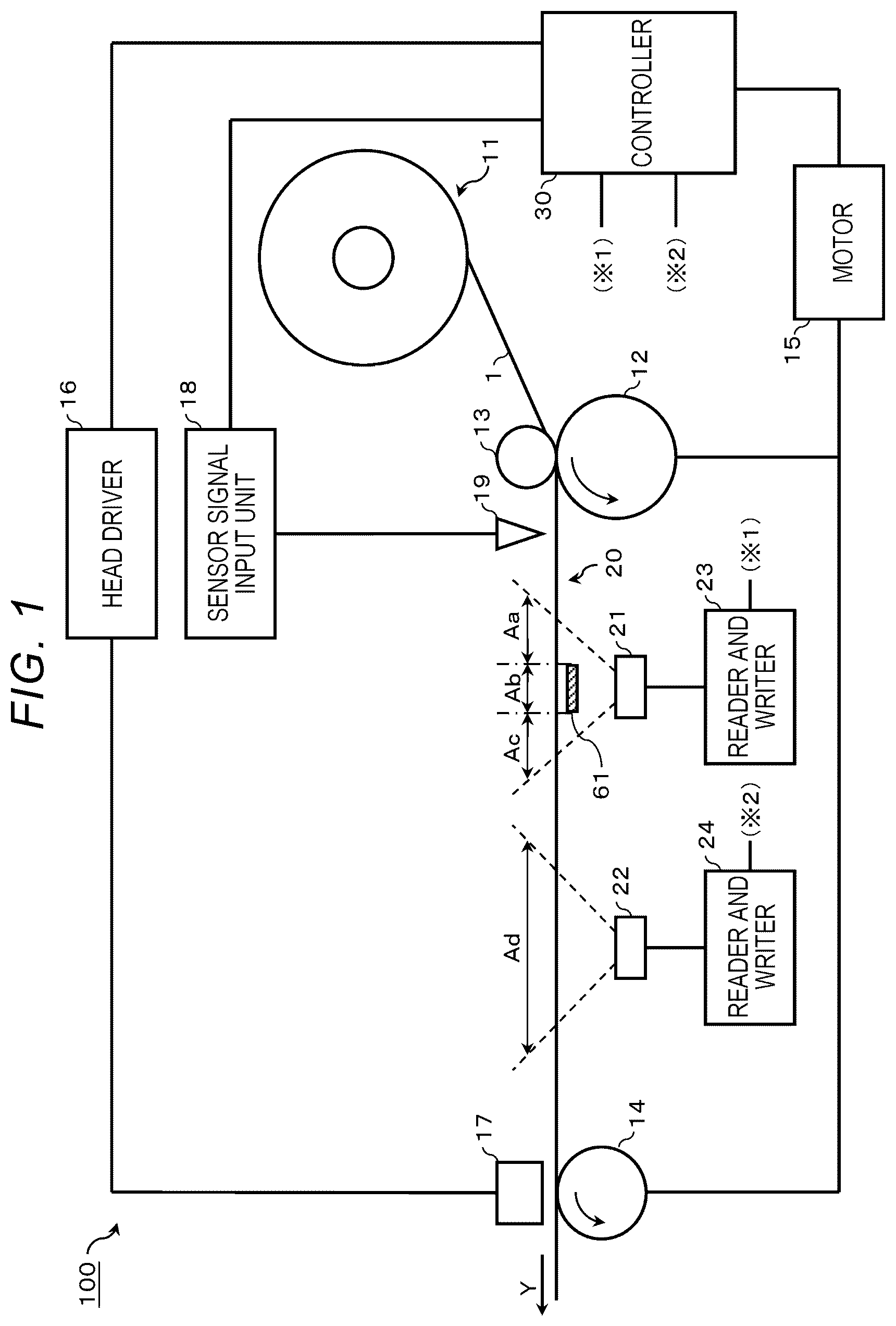 Patent US12353942 Figure 1 – RFID tag communication device