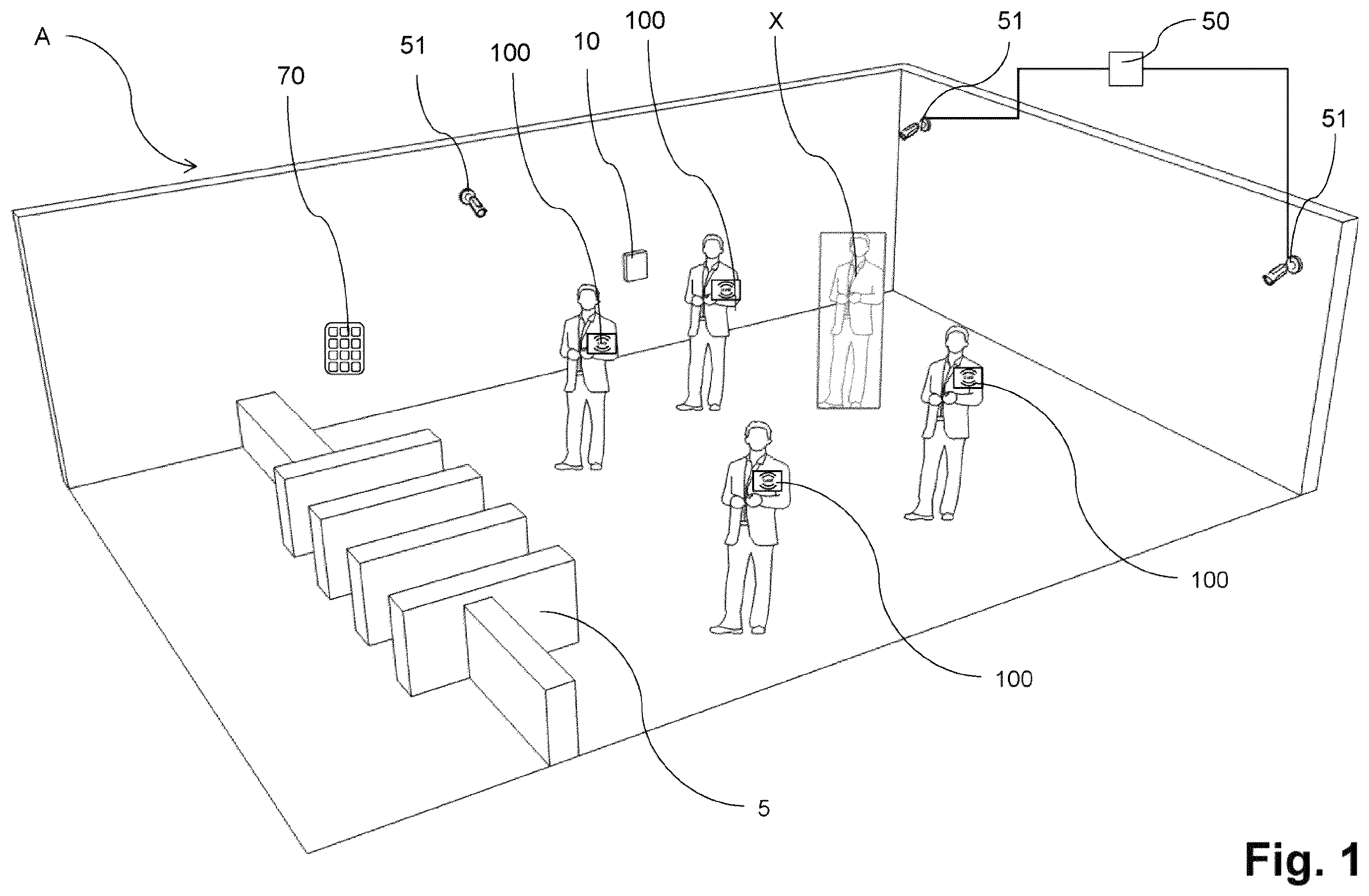 Patent US12353947 — Method, system and computer program product for supervising a control area — Figure 1