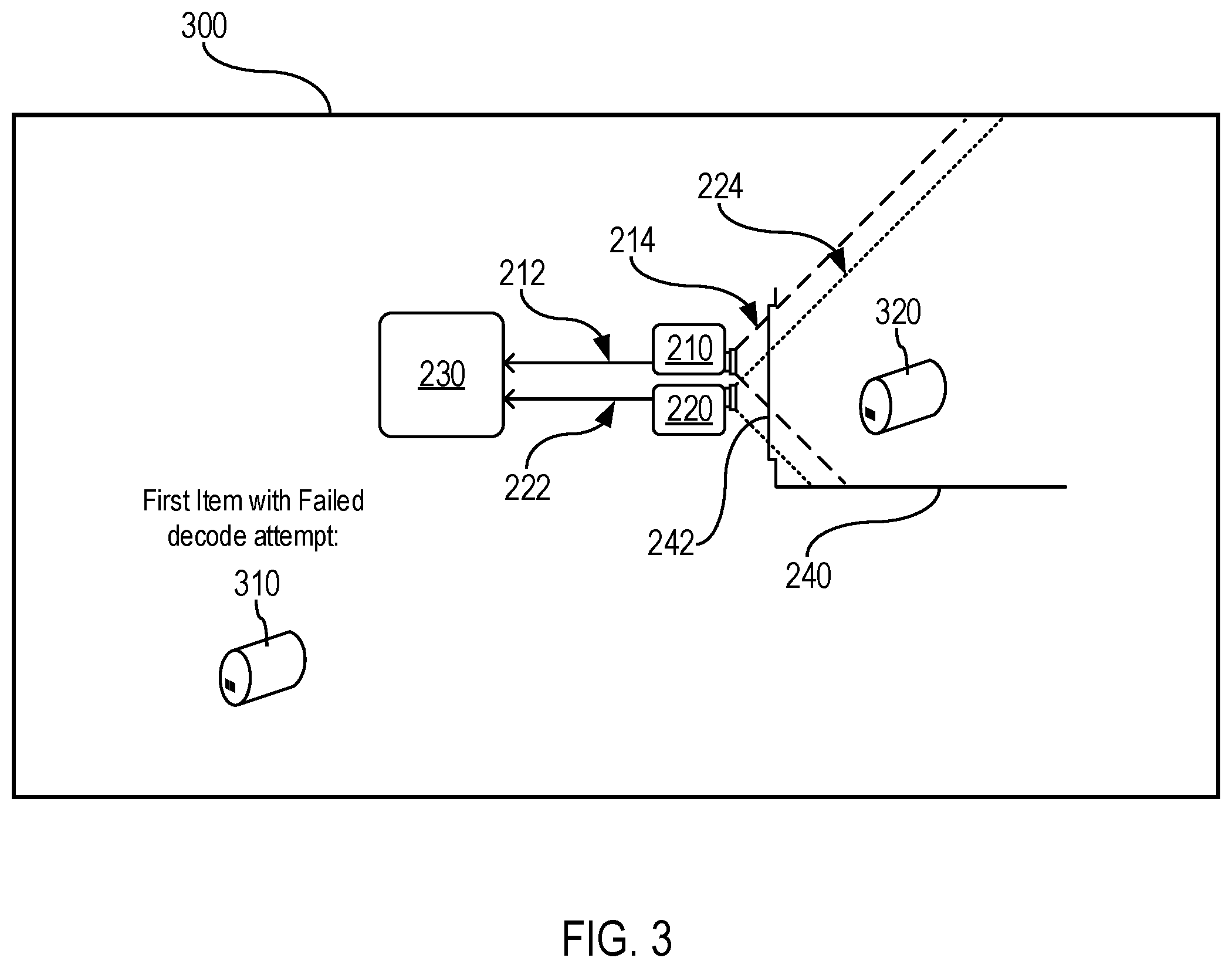 Patent US12353949 Figure 3 – Indicia tracking and decoding systems