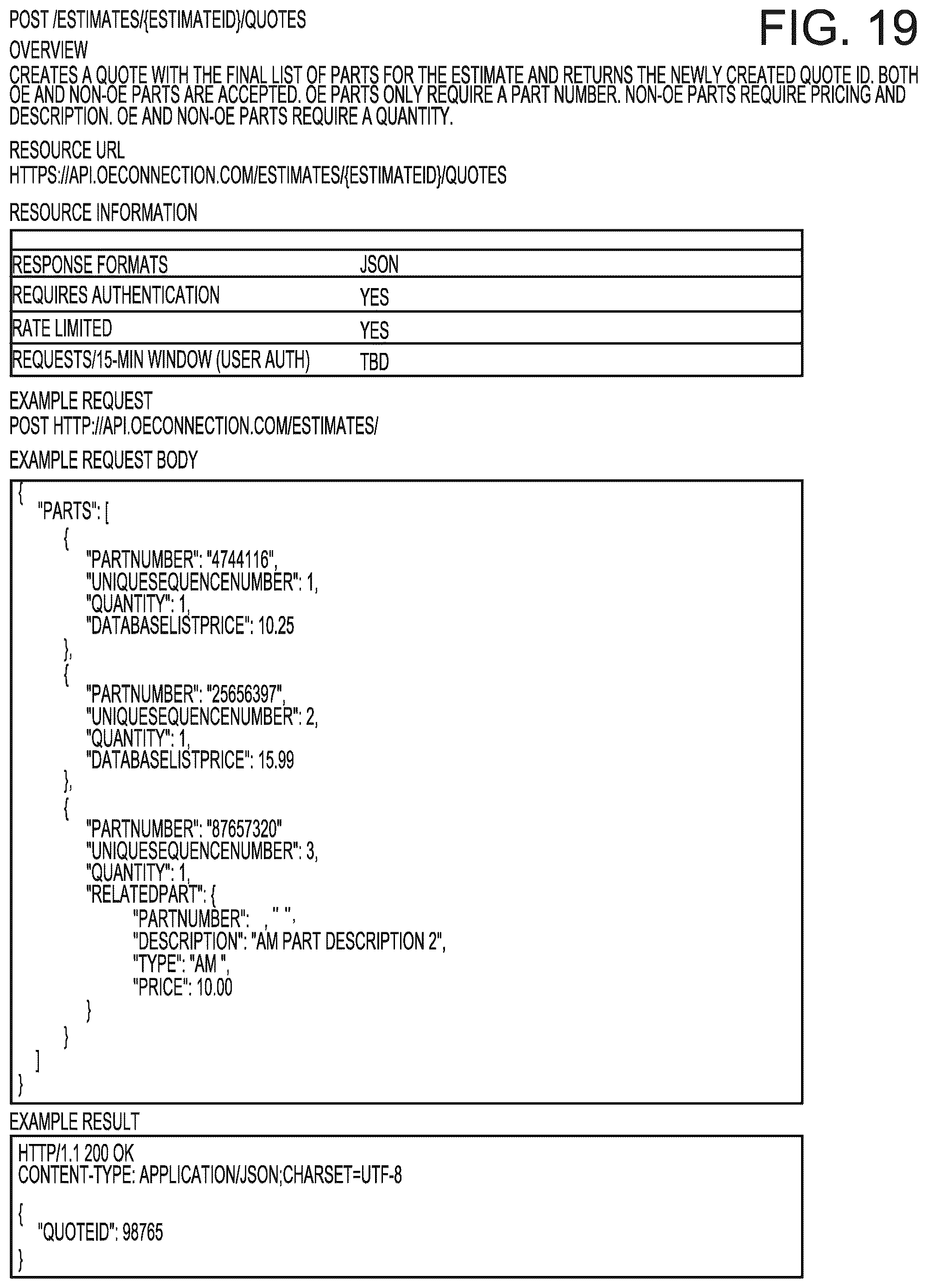Patent US12353950 Figure 19 – System controlled by data bearing records