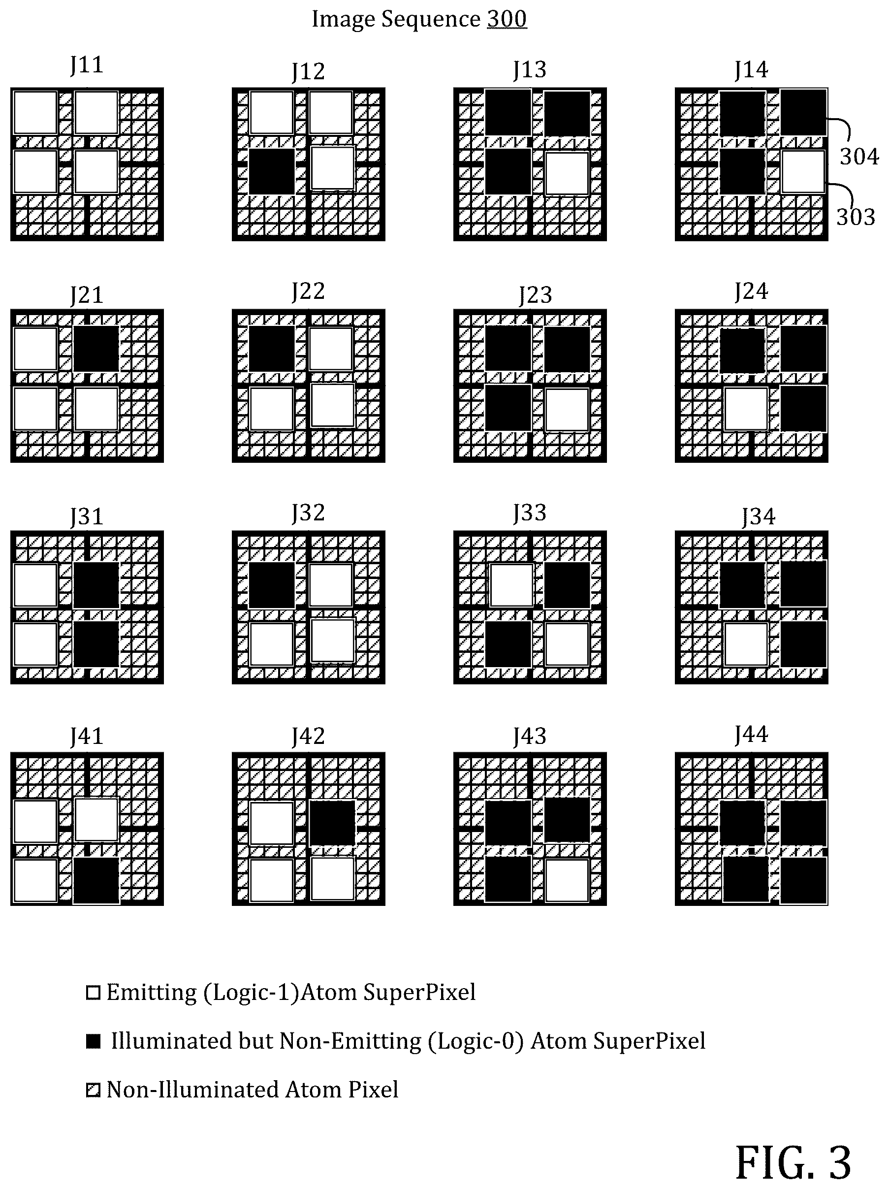 Patent US12353955 Figure 3 – Time-multiplexed superpixel-based quantum-array readout system