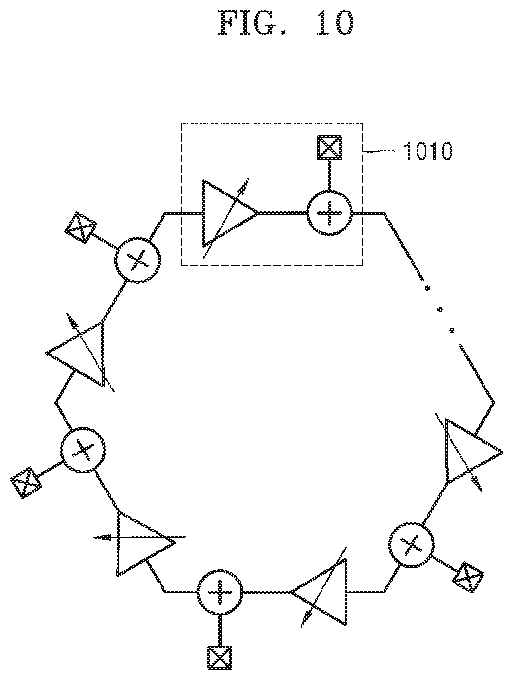 Patent US12353956 Figure 10 – Active circulator and quantum computer system with active circulator