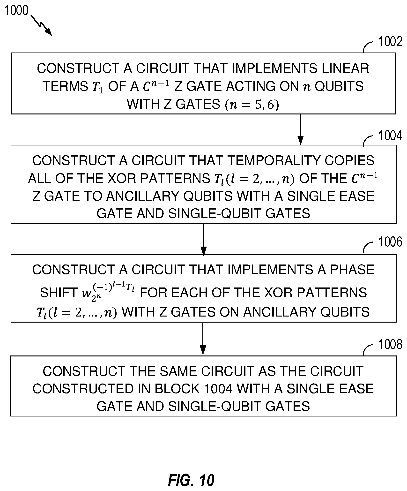 Patent US12353957 Figure 9 – Quantum circuit construction with simultaneously entangling gates in trapped-ion quantum computers