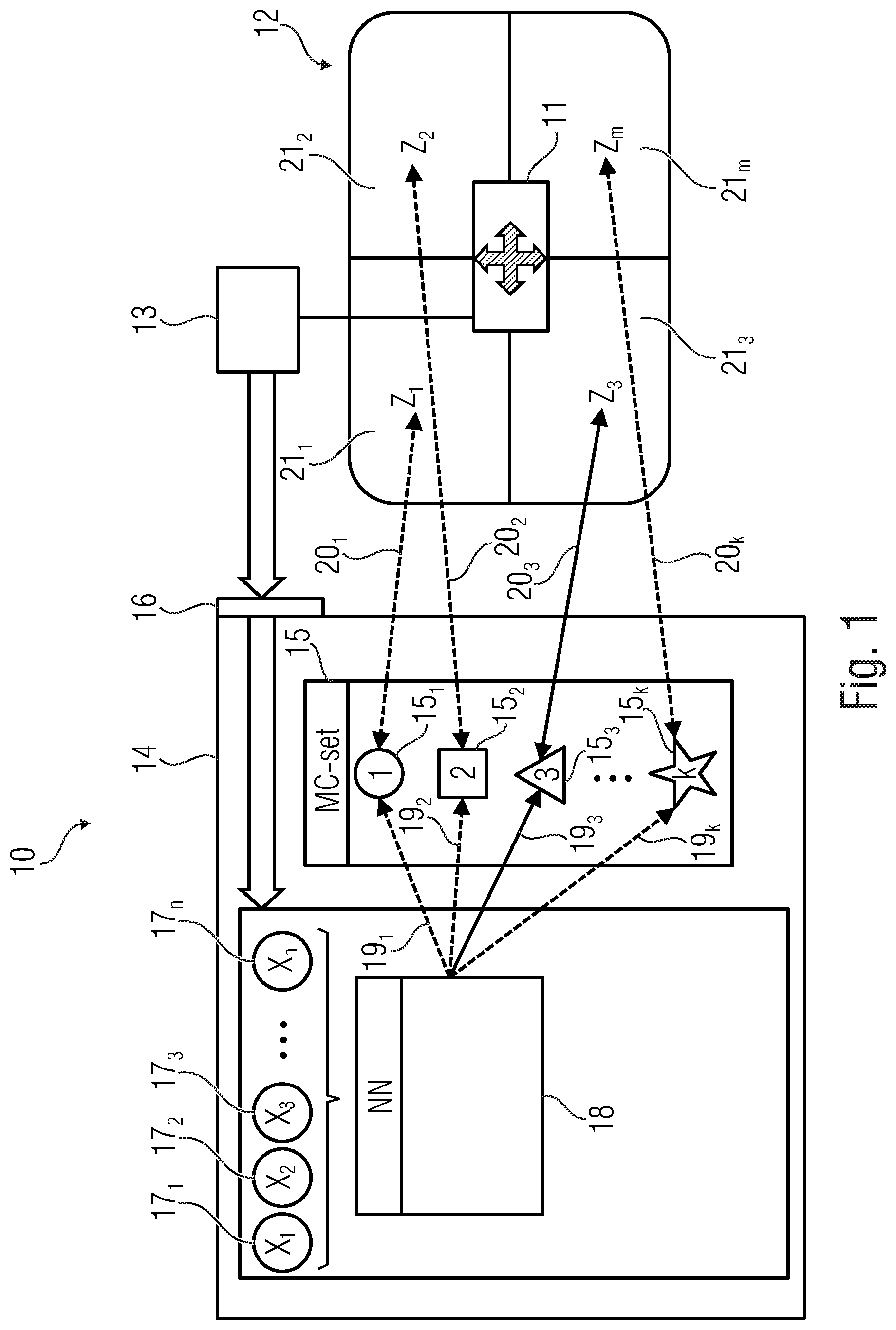 Patent US12353975 Figure 1 – Apparatus and method for performing a localization of a movable treatment device