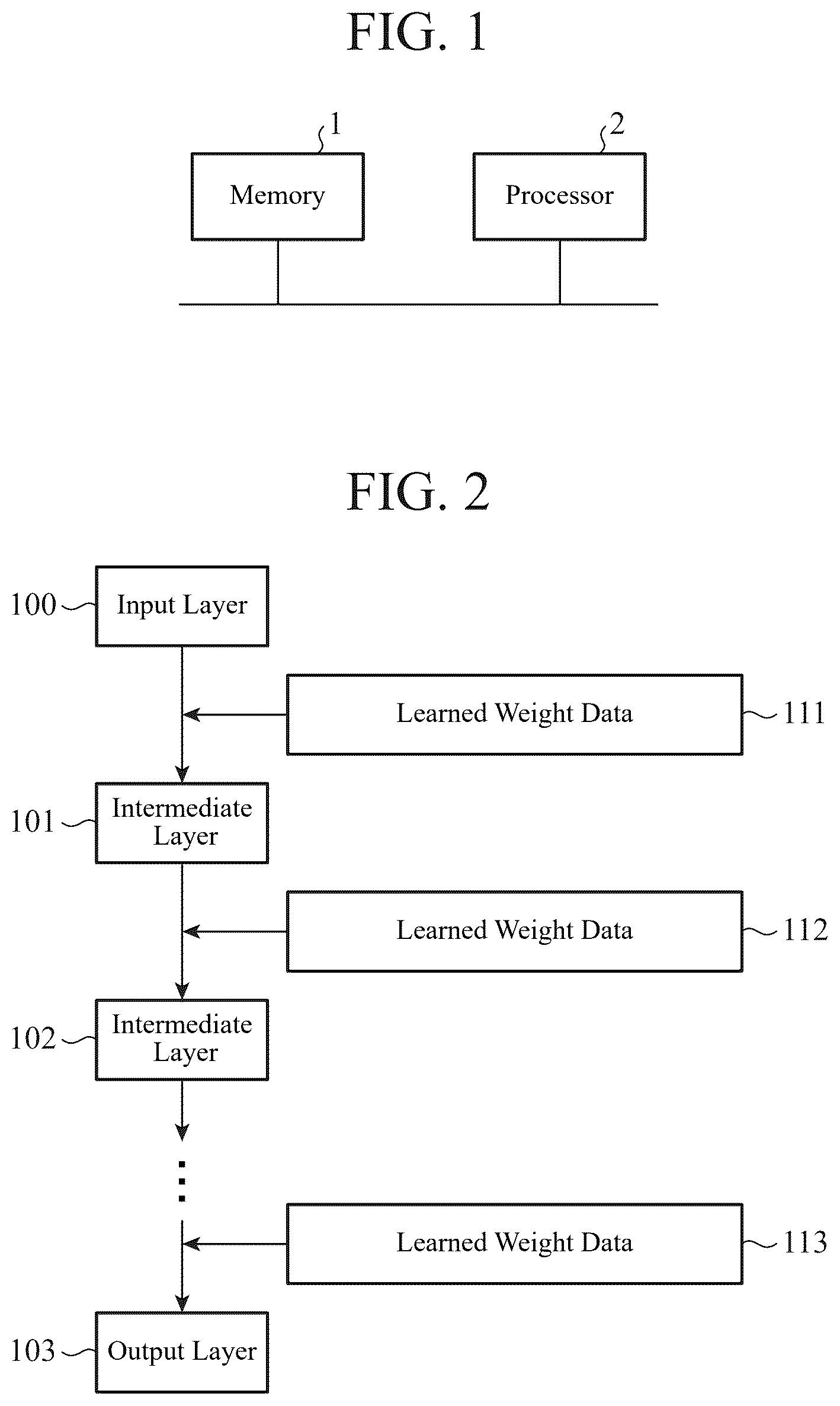 Patent US12353983 Figure 1 – Inference device and method for reducing the memory usage in a weight matrix