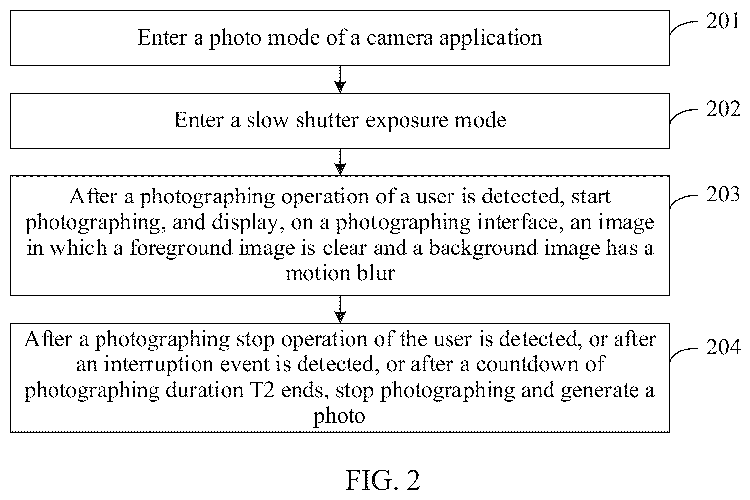 Patent US12356063 Figure 2 – Photographing method and device
