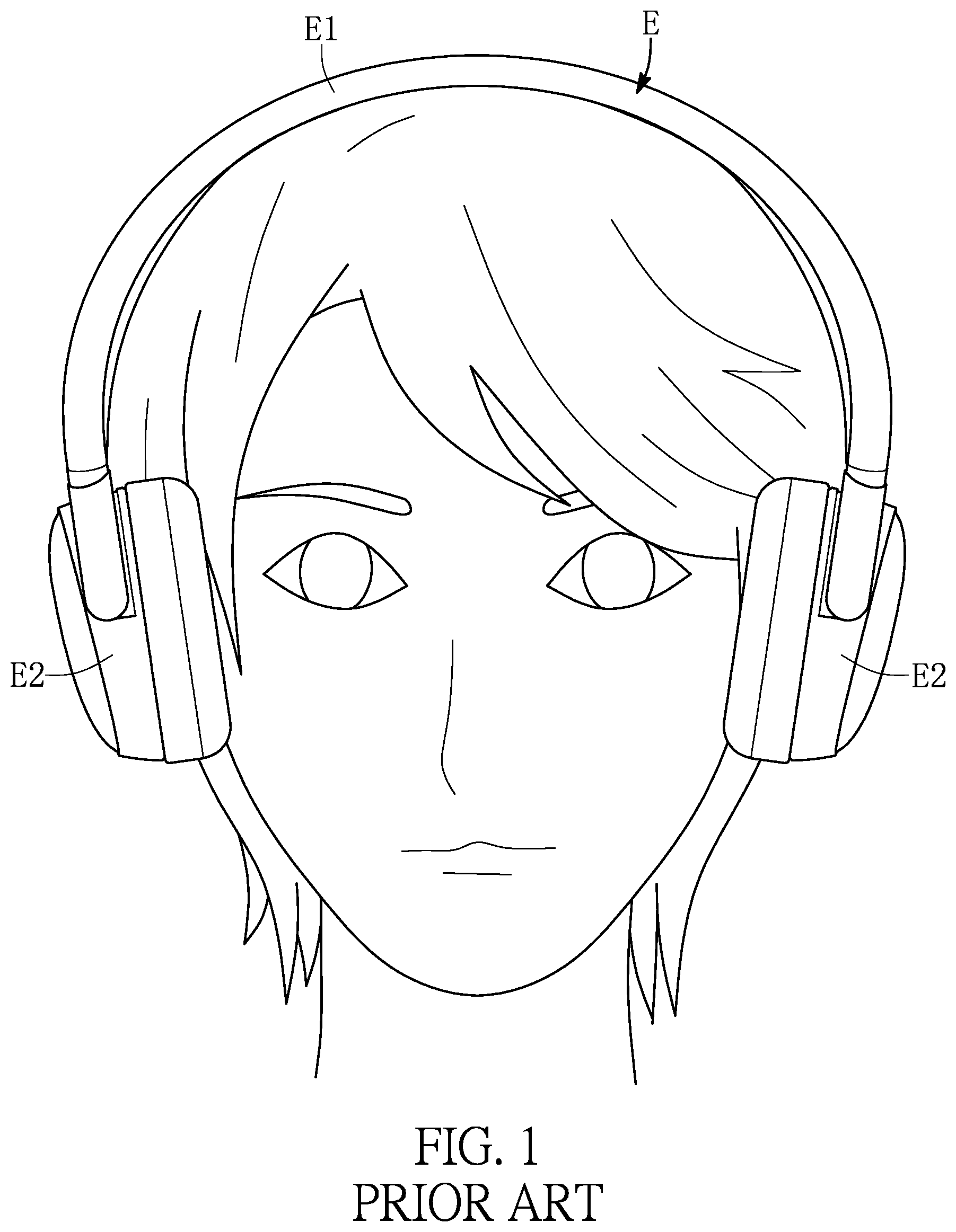 Patent US12356131 Figure 1 – Over-ear headphone