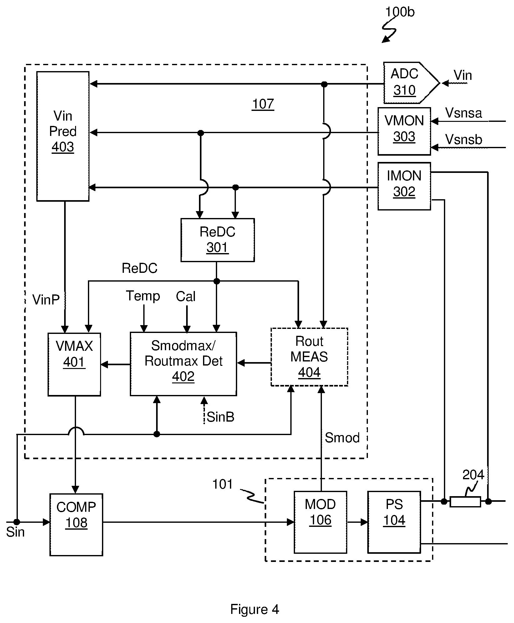 Patent US12356158 Figure 3 – Clipping prevention in switched mode drivers