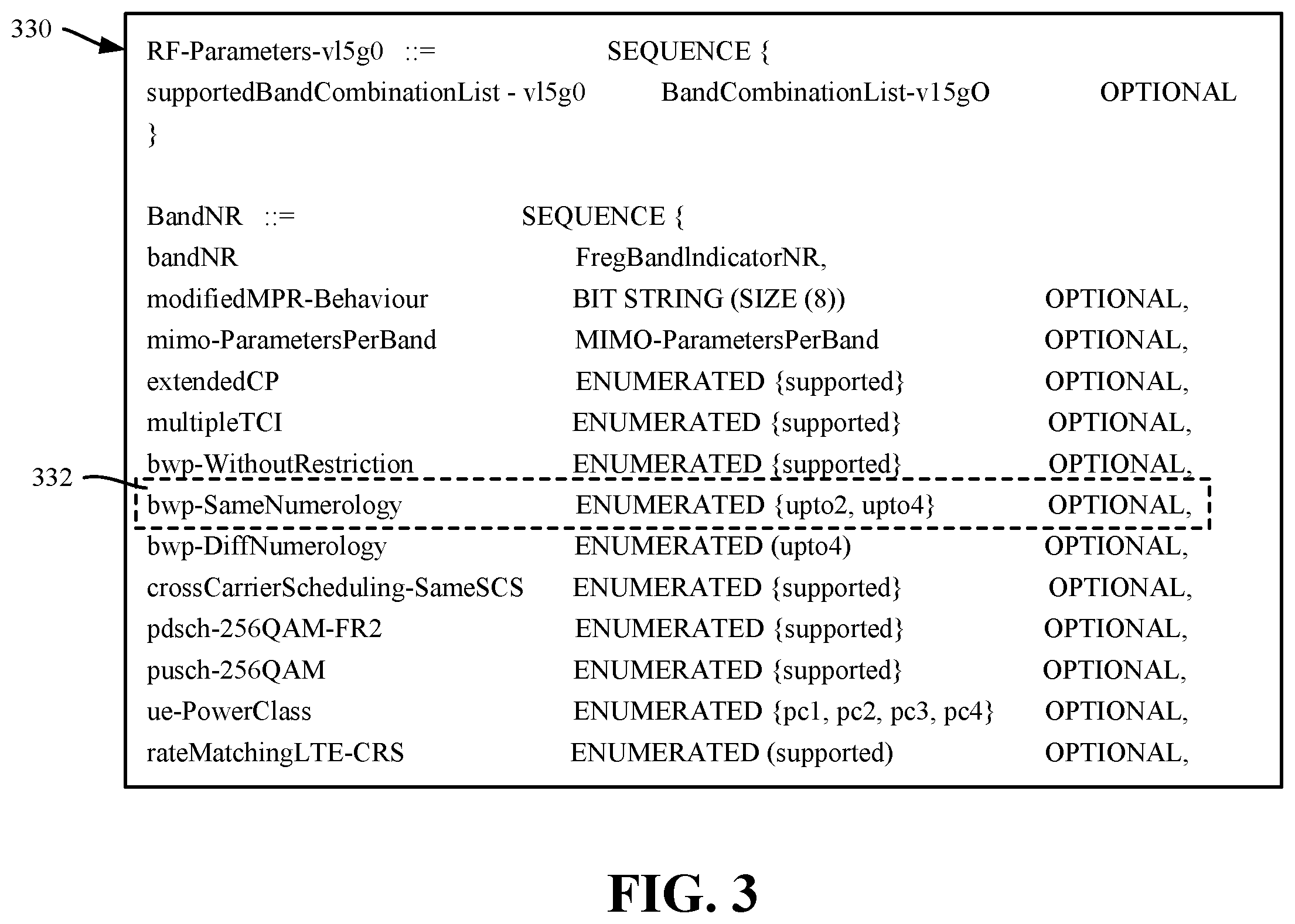 Patent US12356260 Figure 3 – Channel bandwidth assignment based on mobile communications device capability data