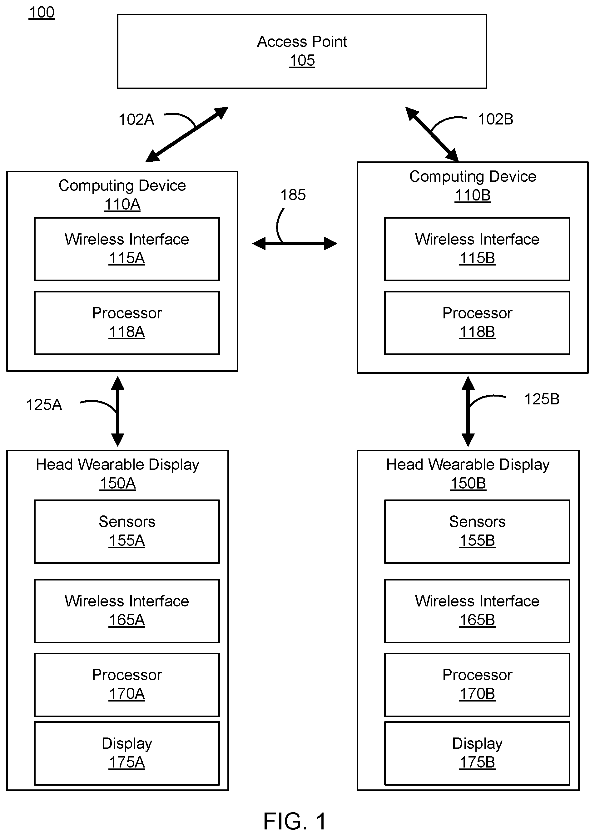 Patent US12356269 Figure 1 – Systems and methods for determining connection metrics for devices in paired mode