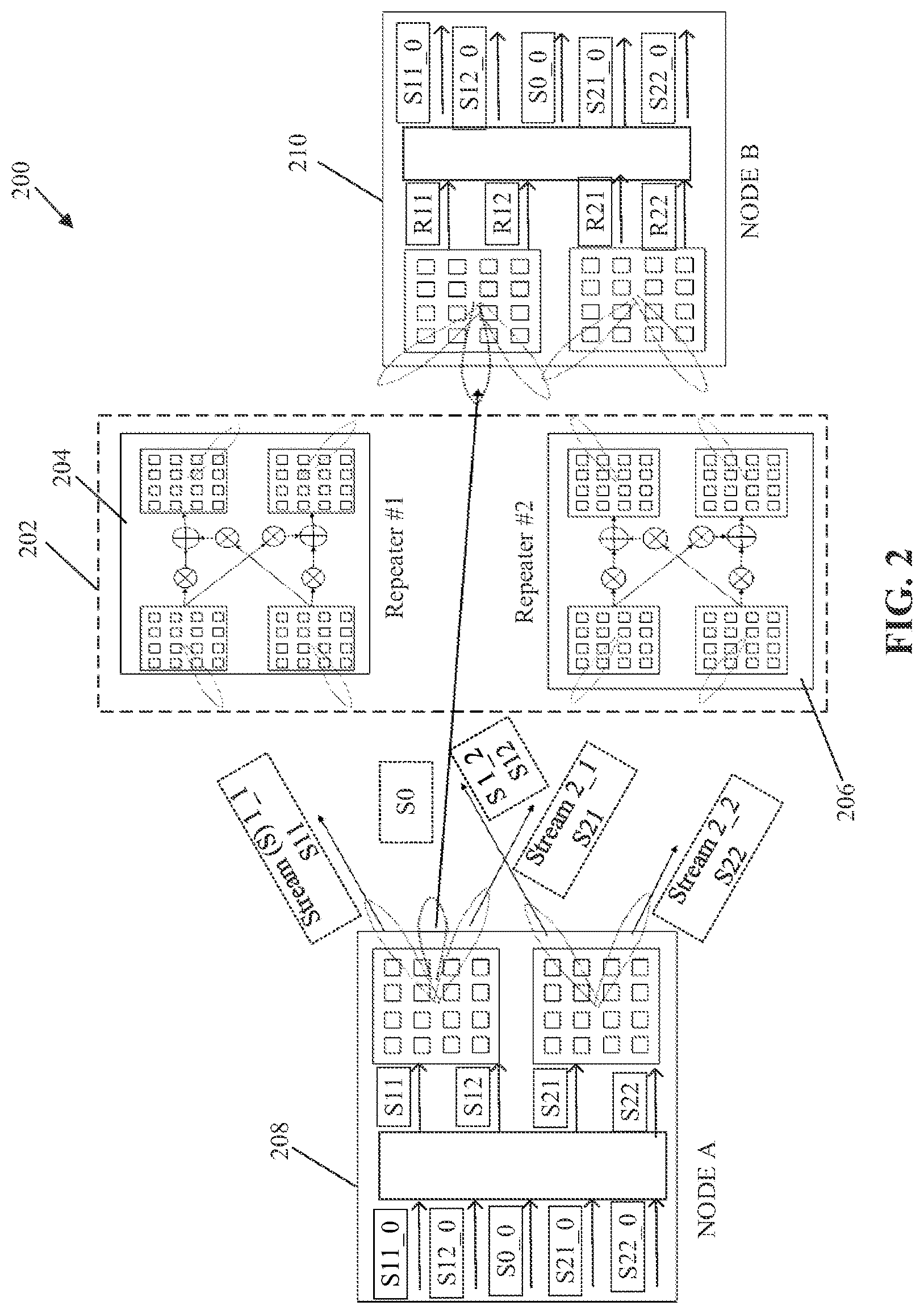 Patent US12356311 Figure 4 – Communication by a repeater system including a network of radio frequency repeater devices