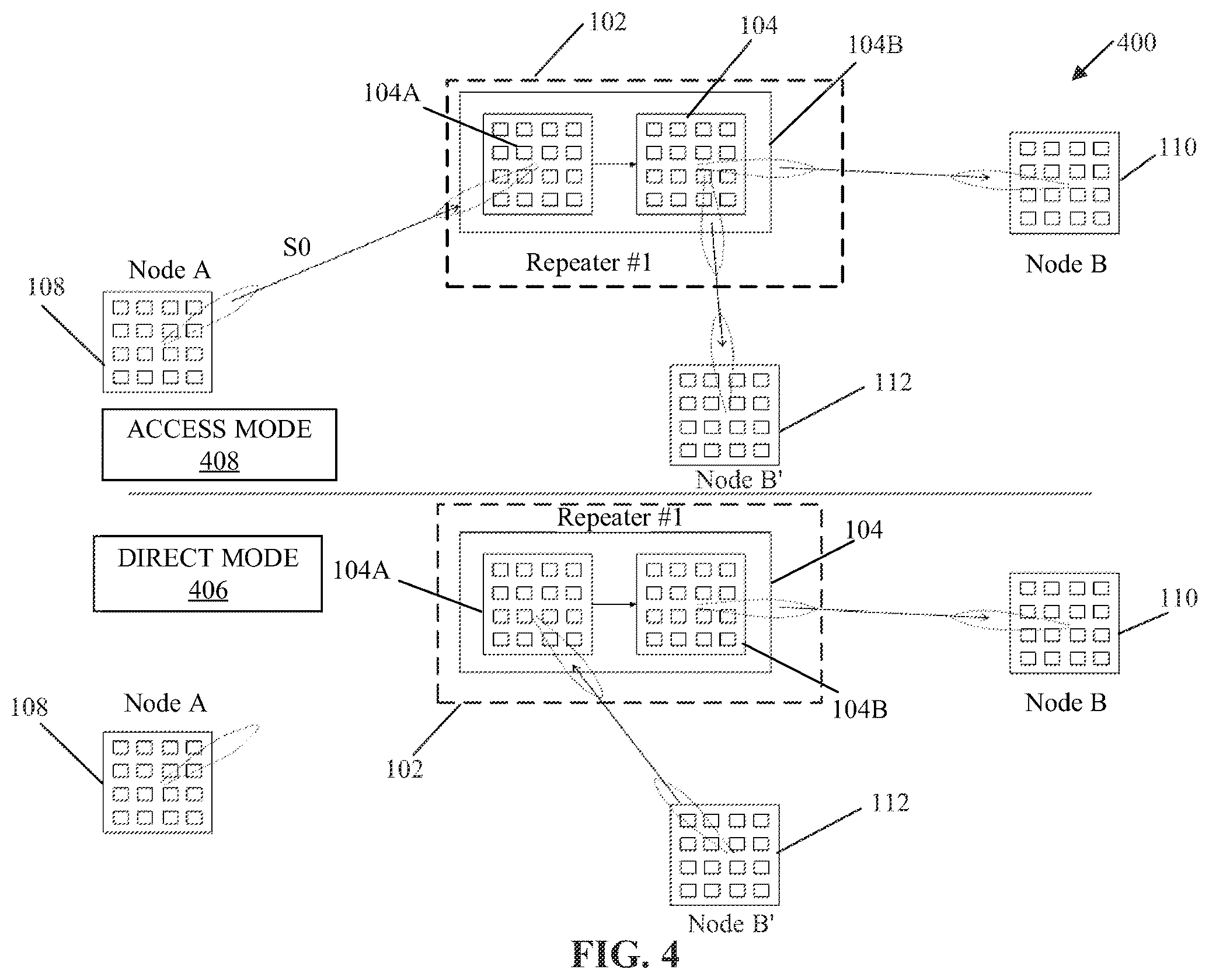 Patent US12356311 Figure 6 – Communication by a repeater system including a network of radio frequency repeater devices