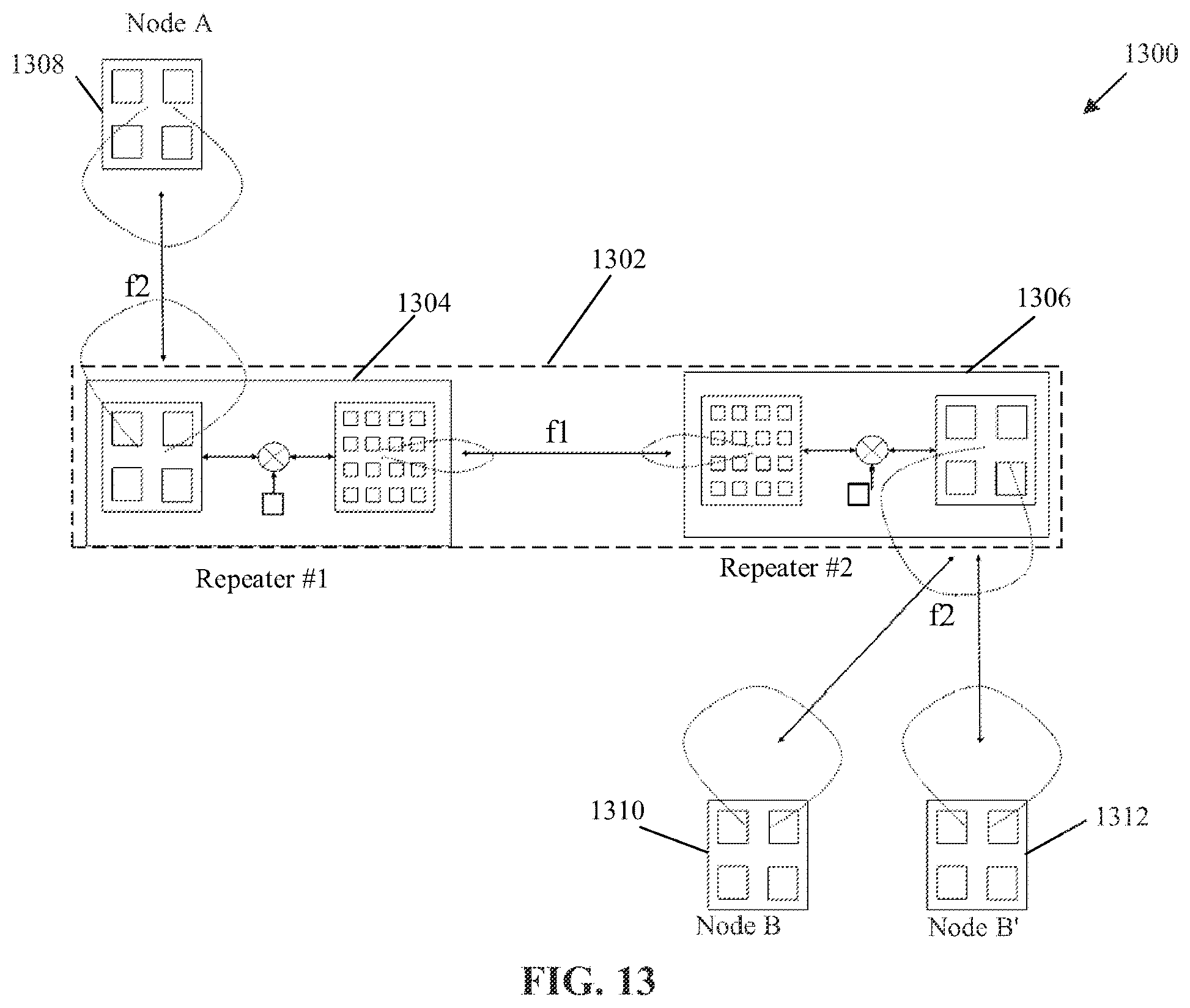 Patent US12356311 Figure 15 – Communication by a repeater system including a network of radio frequency repeater devices