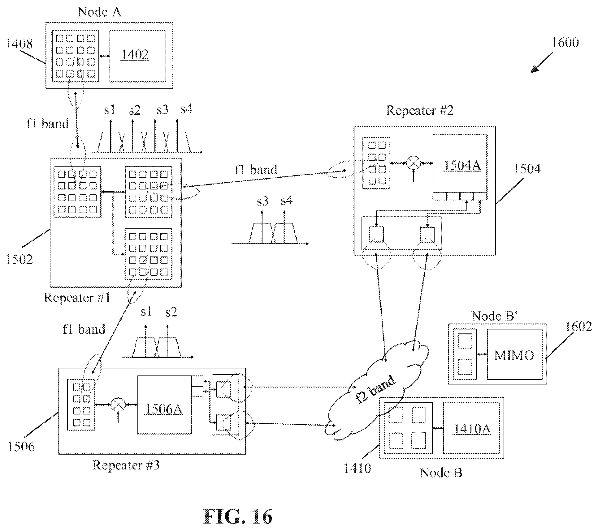 Patent US12356311 Figure 18 – Communication by a repeater system including a network of radio frequency repeater devices