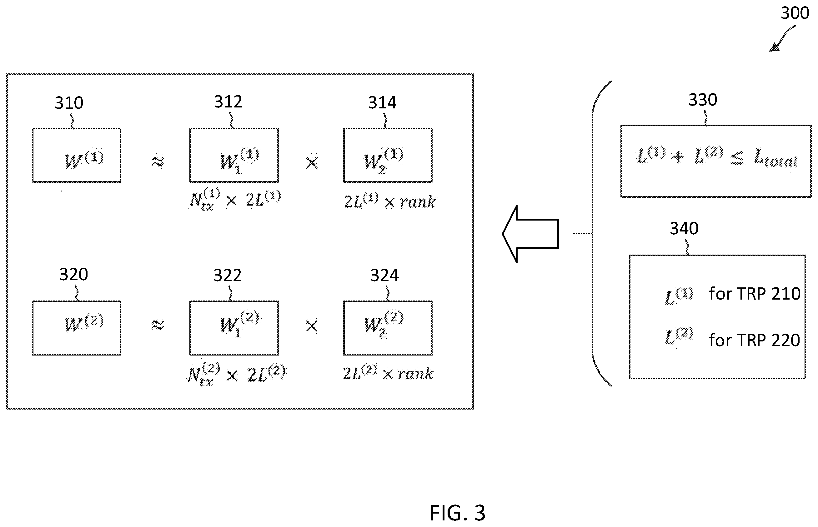 Patent US12356448 Figure 3 – Overhead reduction for high-resolution multi-transmission-reception point (mult-TRP) precoding matrix indication (PMI)