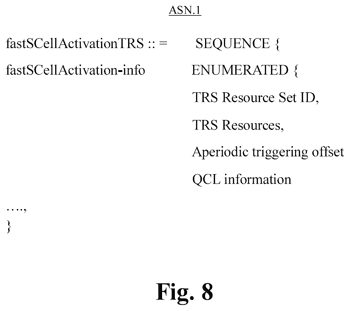 Patent US12356490 Figure 8 – Fast secondary cell activation with temporary reference signals