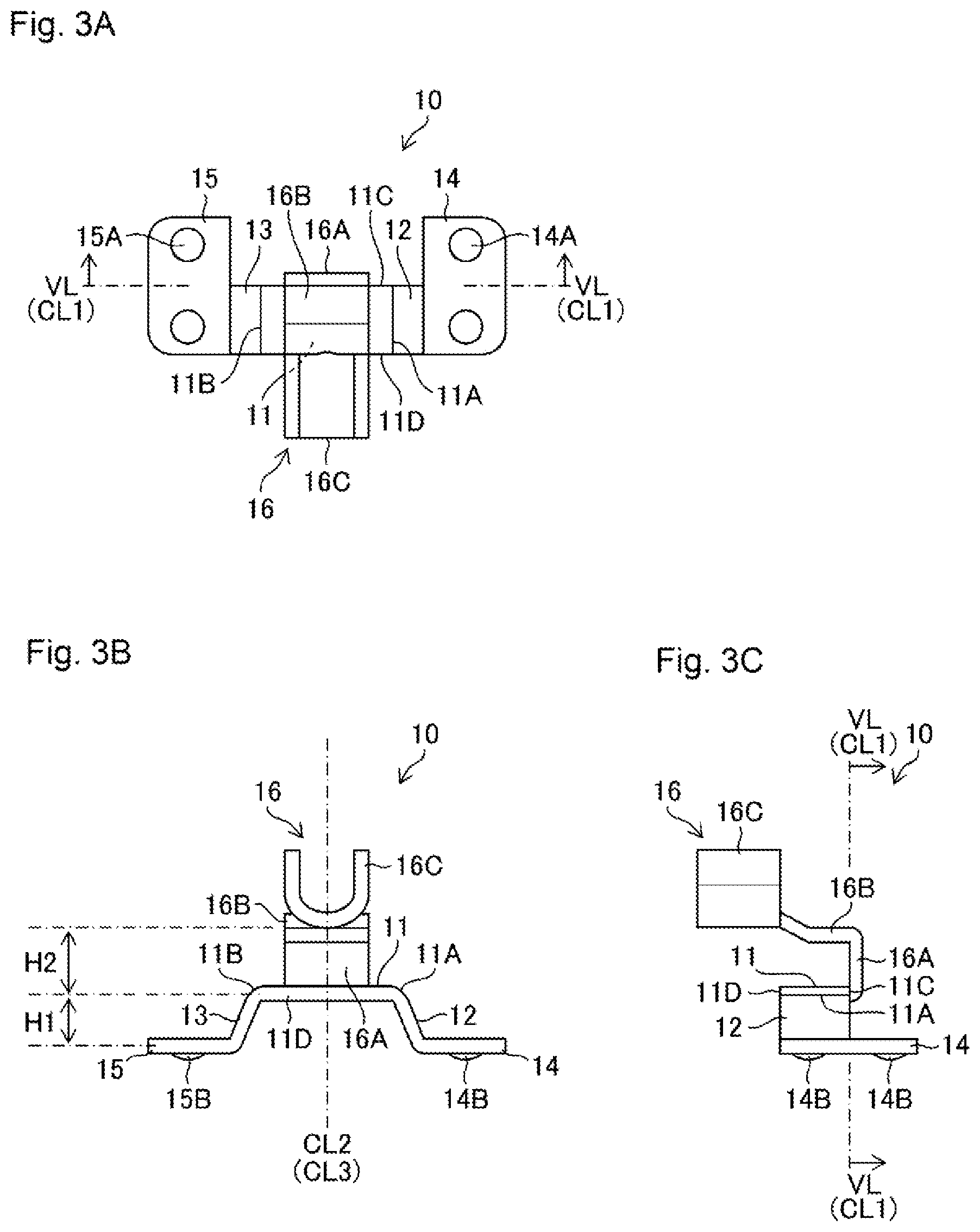 Patent US12356516 Figure 3 – Vehicle window glass with metal terminal