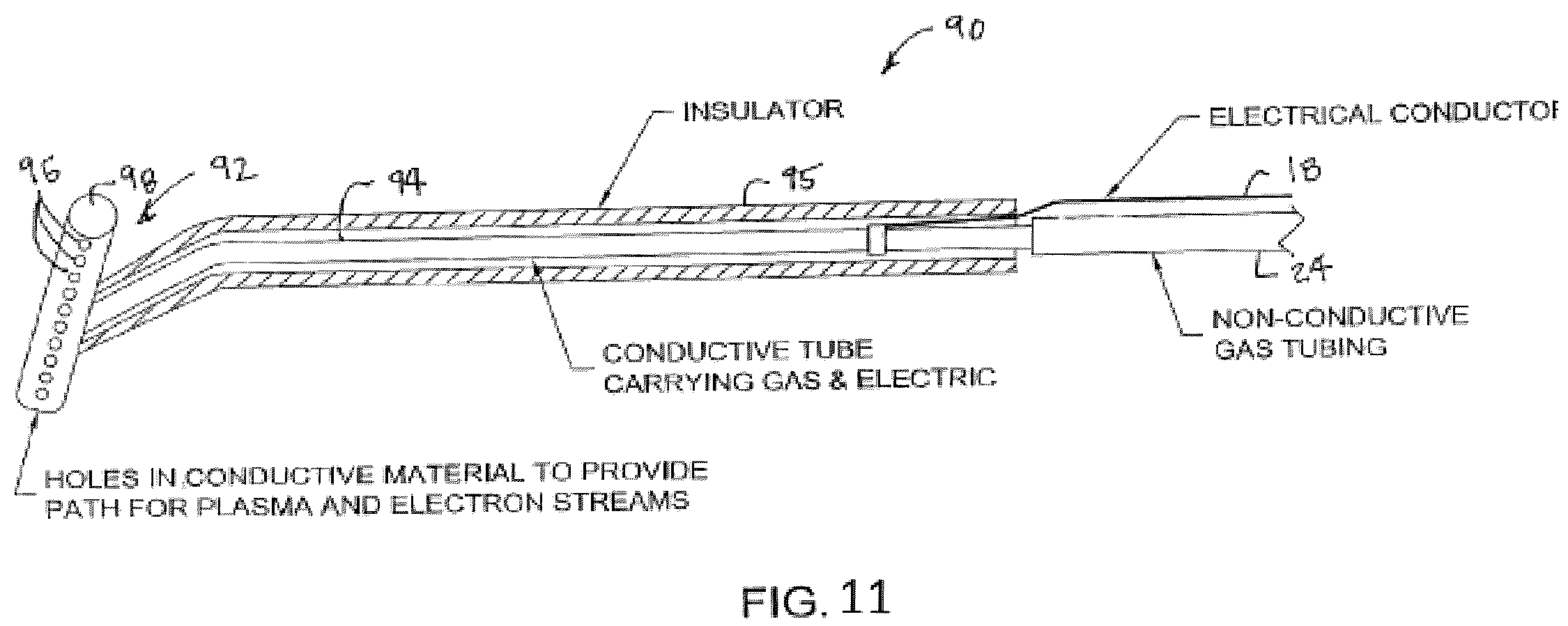 Patent US12356535 Figure 7 – Plasma directed electron beam production of nitric oxide